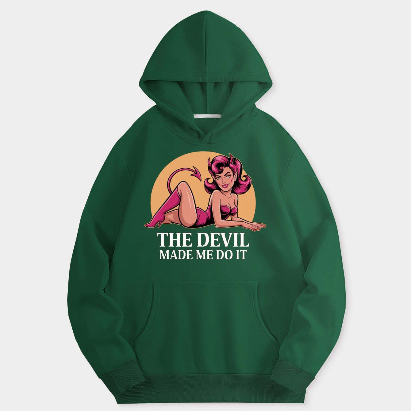 The Devil Made Me Do It Women's Hoodie