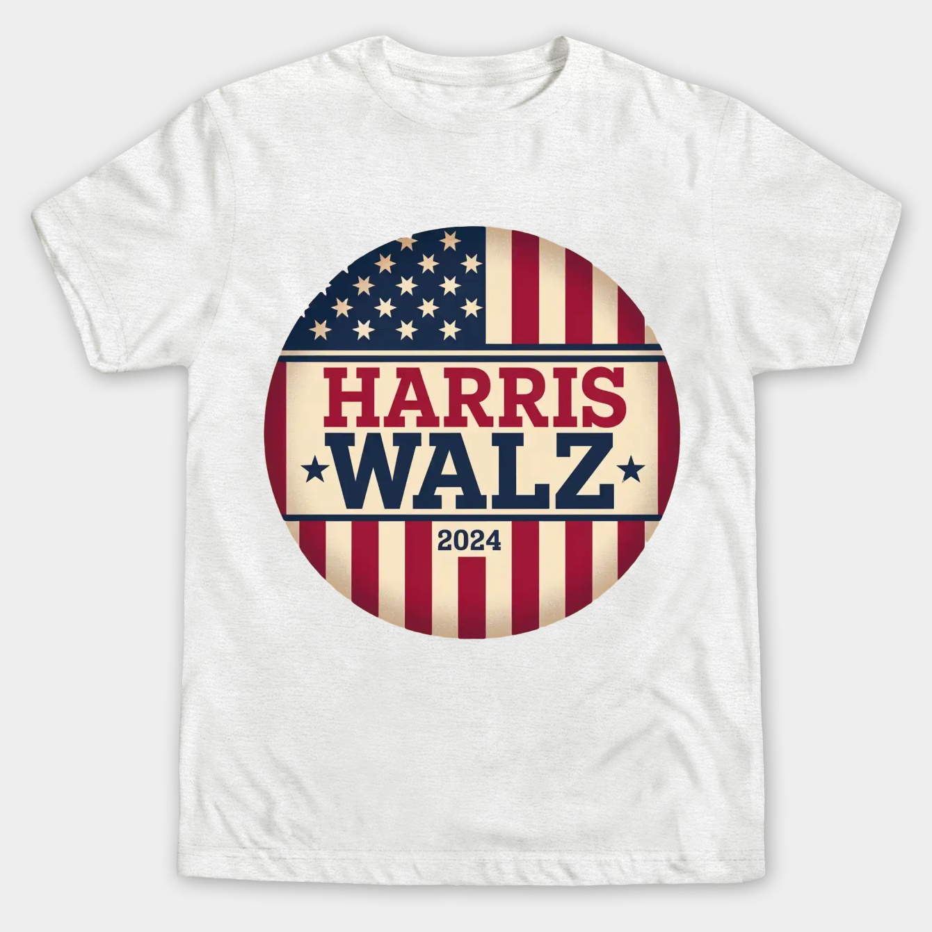 HARRIS WALZ 24 DEMOCRACY 2024 Men's Big & Tall T-shirt