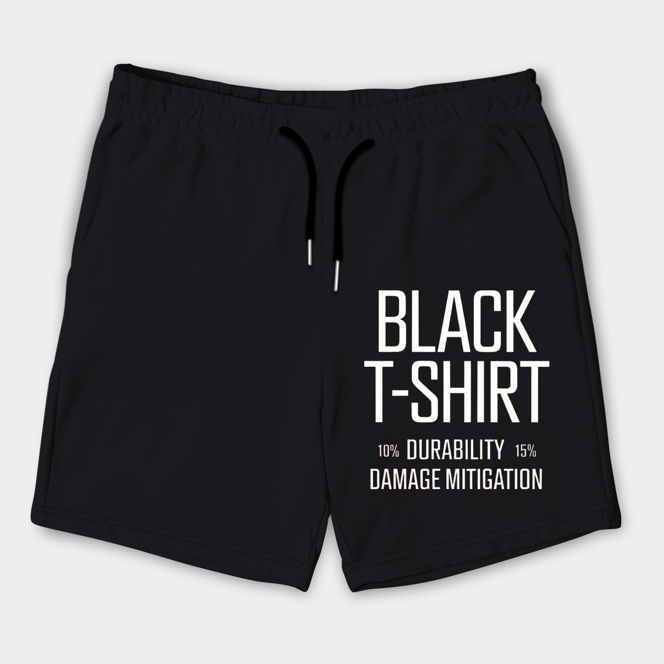 Black Durability Damage Mitigation Men's Shorts