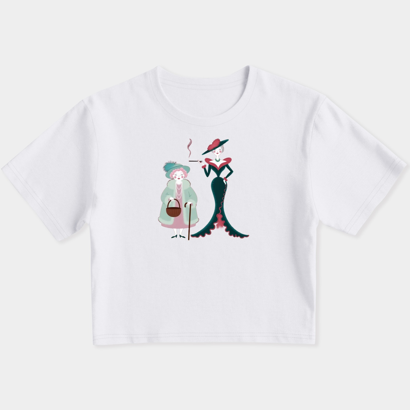 Spink and Forcible Women's Slim Fit Baby Tee