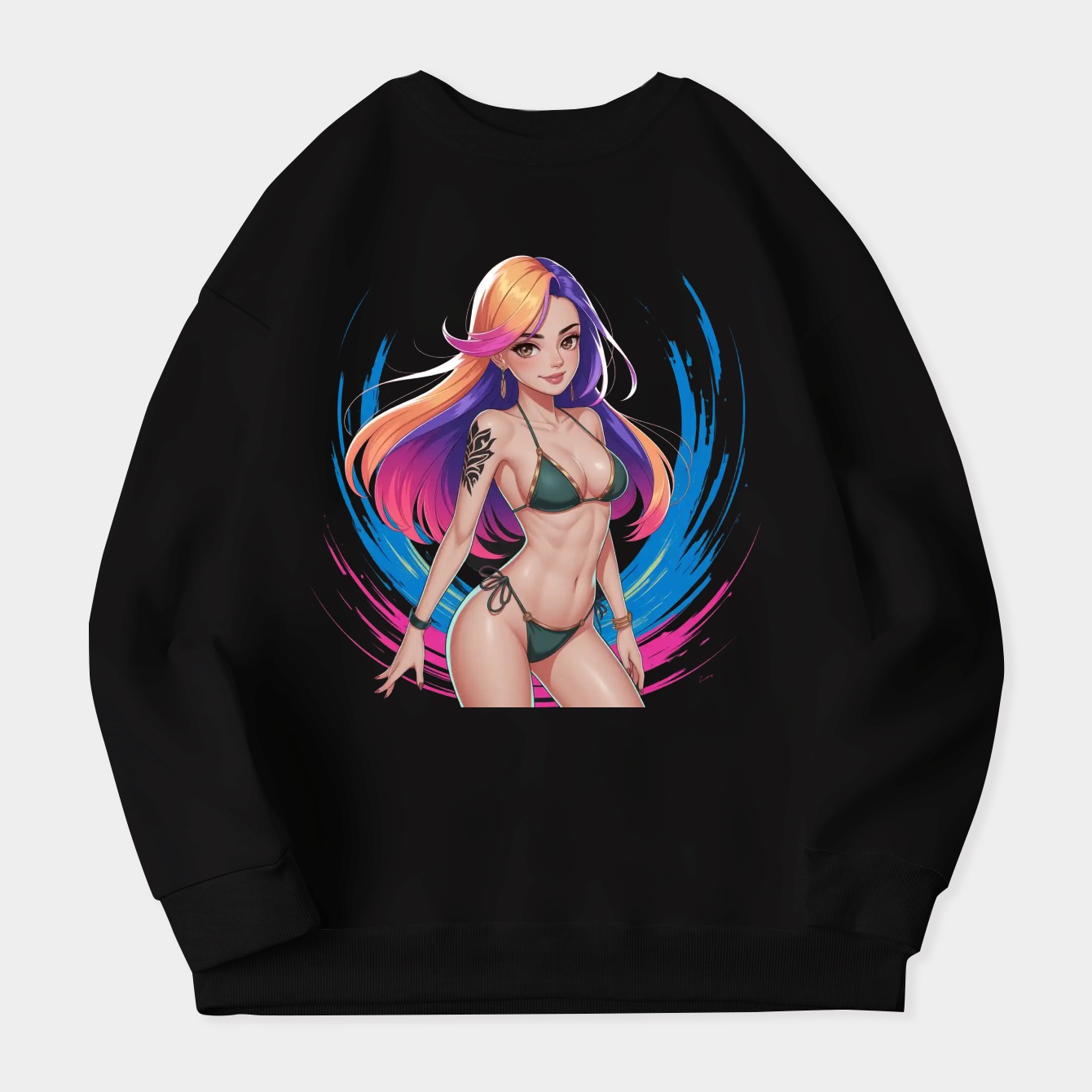 Nami – Navigator of the Straw Hat Pirates Women's Plus Size Sweatshirt