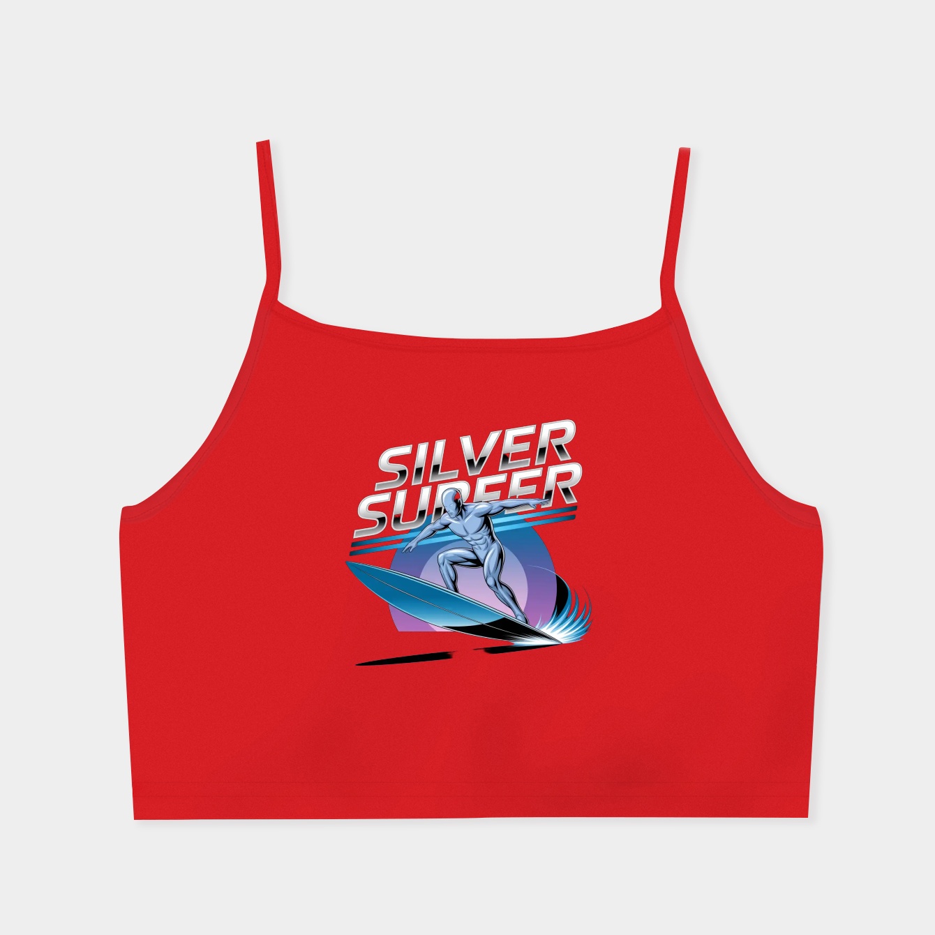 Silver Surf line Women's Spaghetti Strap Tank Top