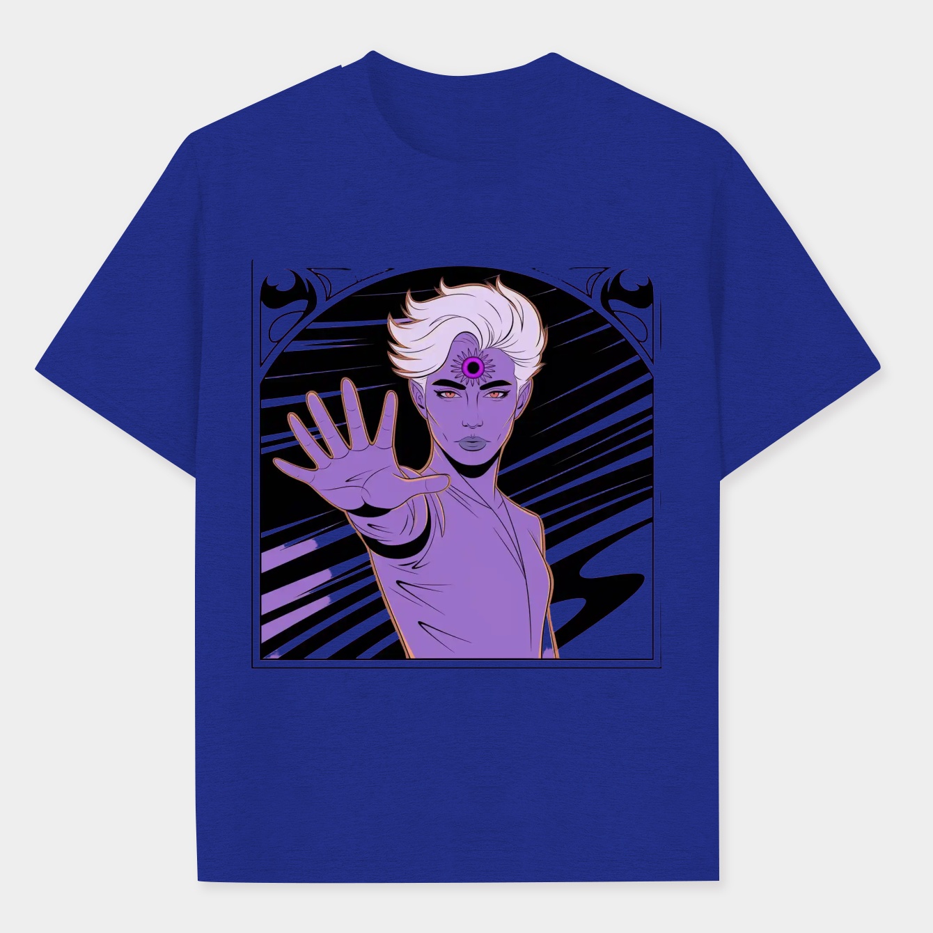 Scribble Evil Eye Power Men's Performance Athletic T-Shirt