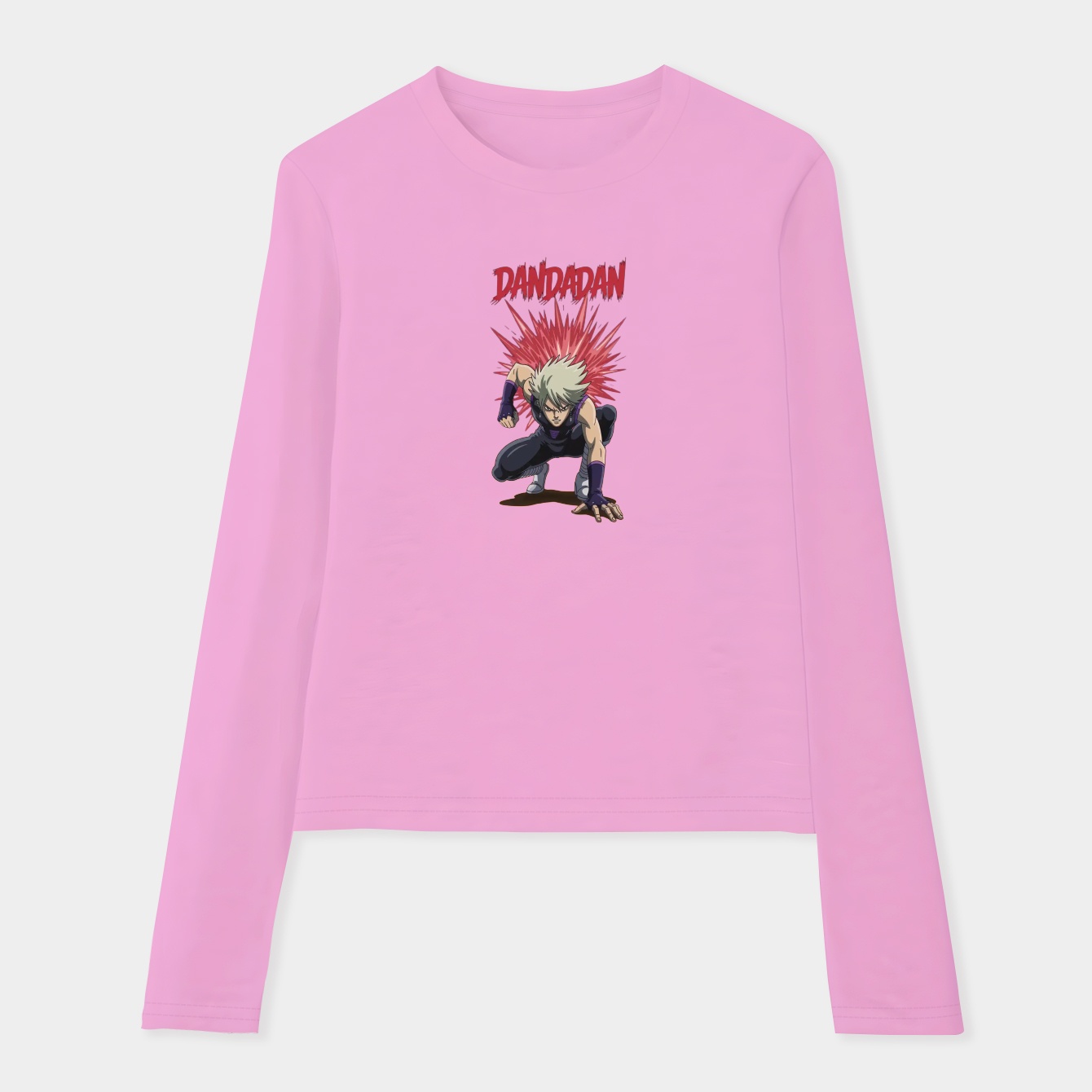 Okarun Dandadan Dynamic Scene Women's Soft Long Sleeve T-Shirt