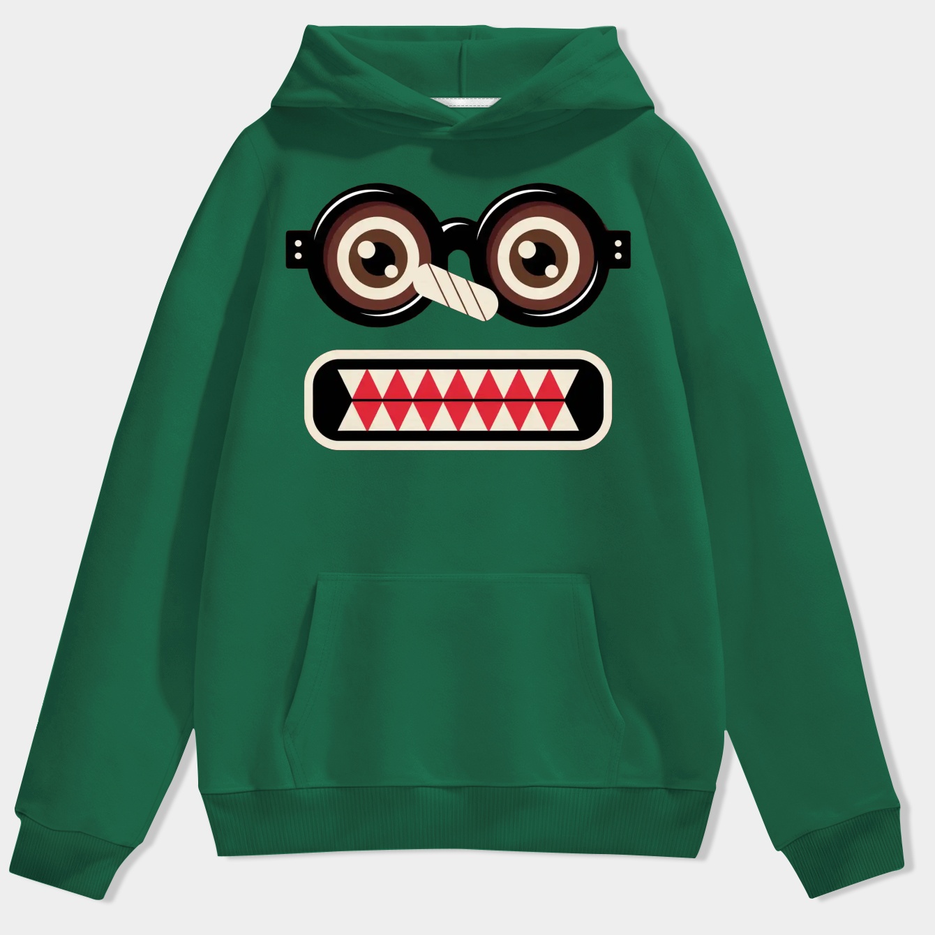 Domo Nerd Face Men's Hoodie