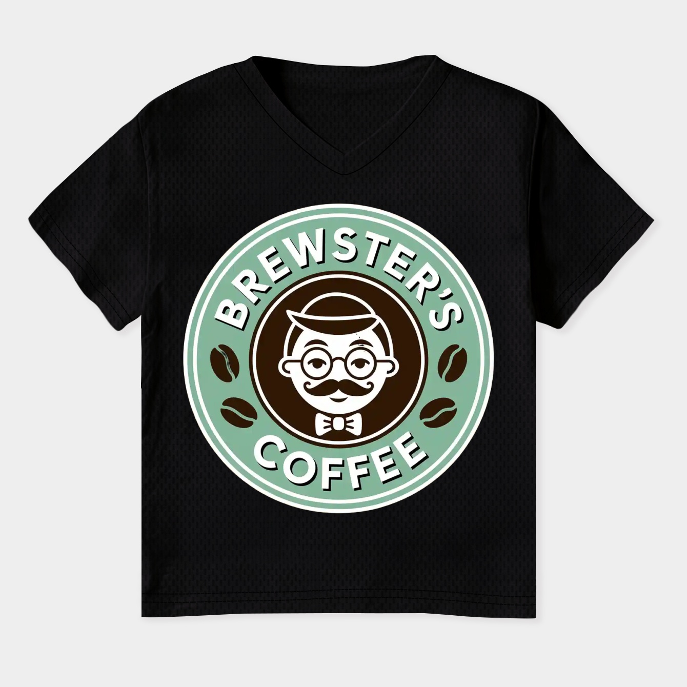 Brewster's Coffee Women's Plus Size V-Neck T-Shirt