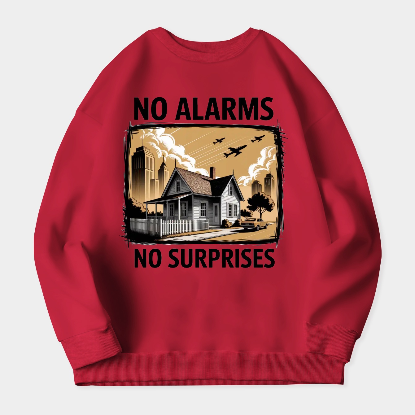 No Surprises Illustrated Lyrics