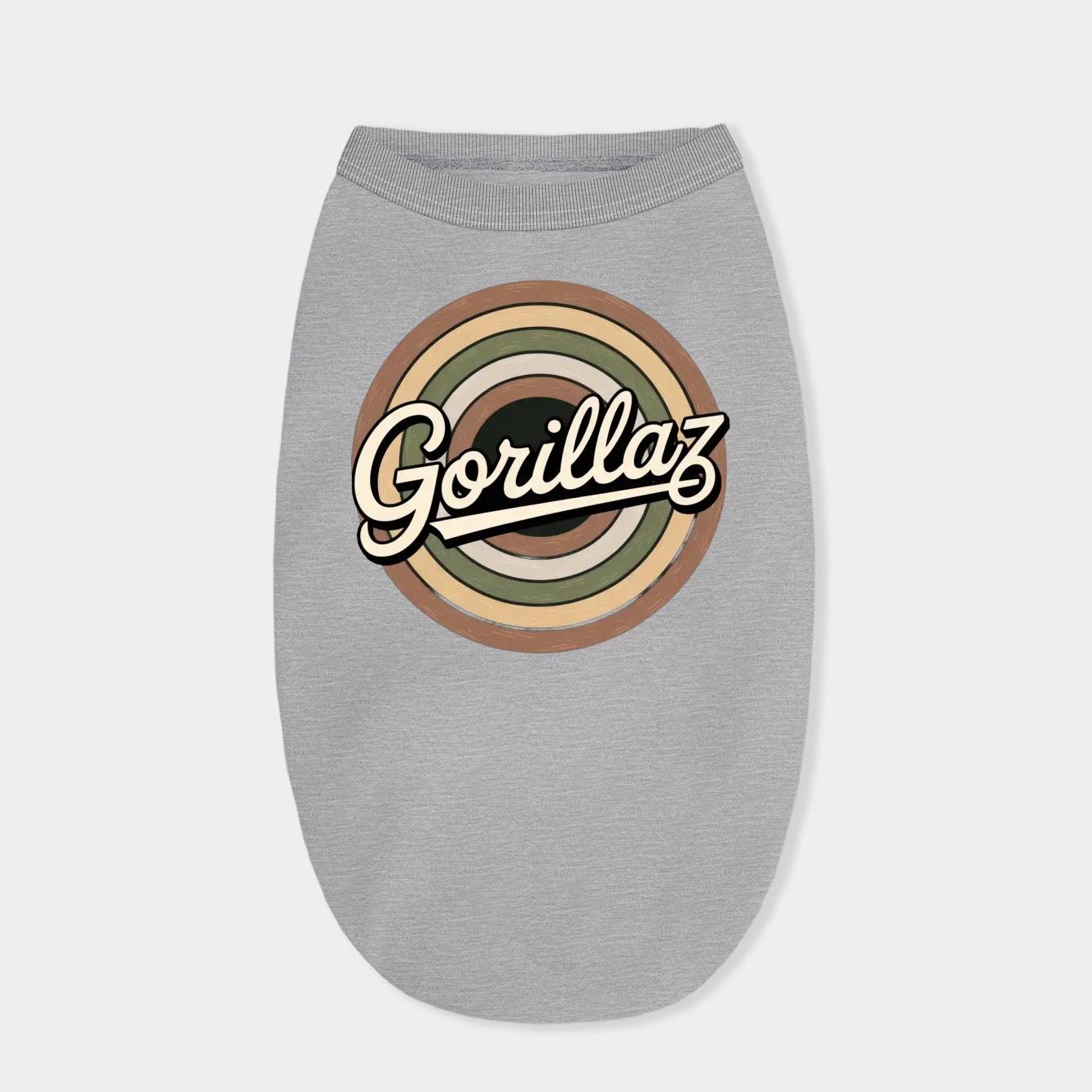 Gorillaz Circle Crayon Dog Shirt