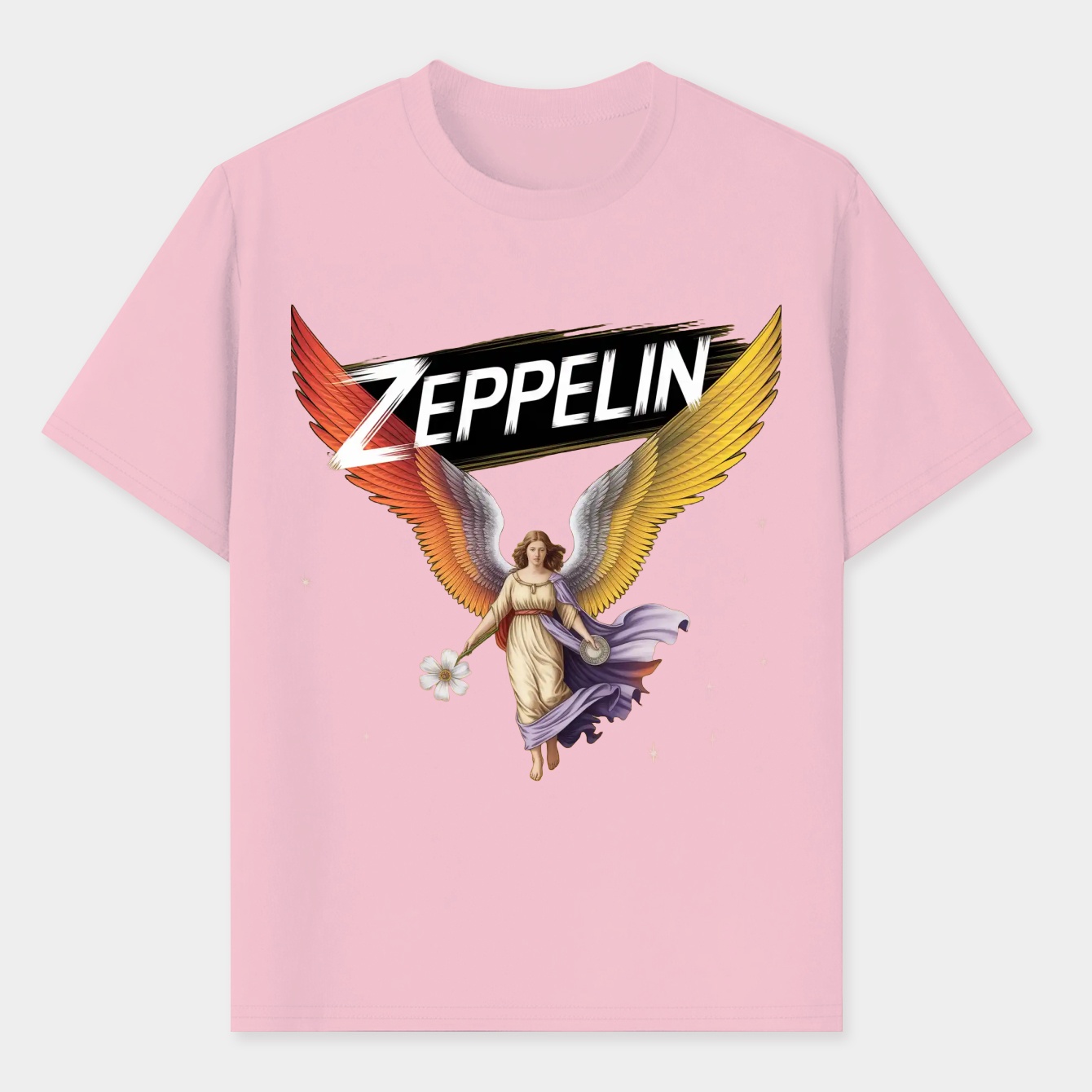 Zeppelin Statut Flower Men's T-Shirt