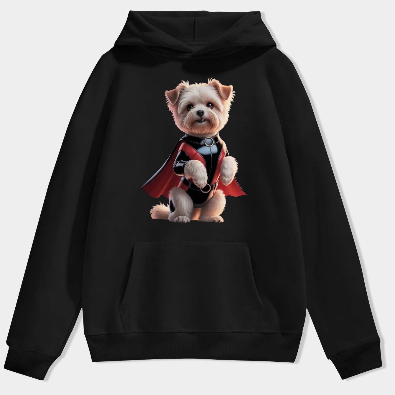 dogpool superhero pup Men's Hoodie