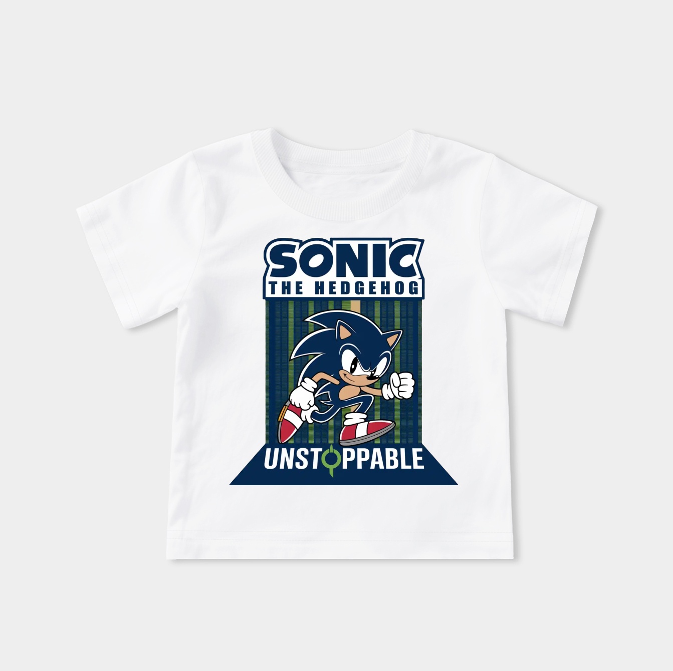Sonic The Hedgehog Unstoppable Sonic Graphic Youth Classic T-Shirt