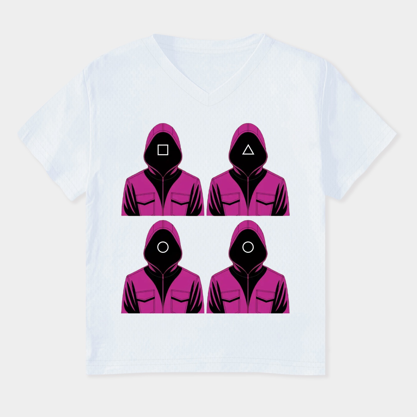 Guards from SQUID GAME Women's Plus Size V-Neck T-Shirt