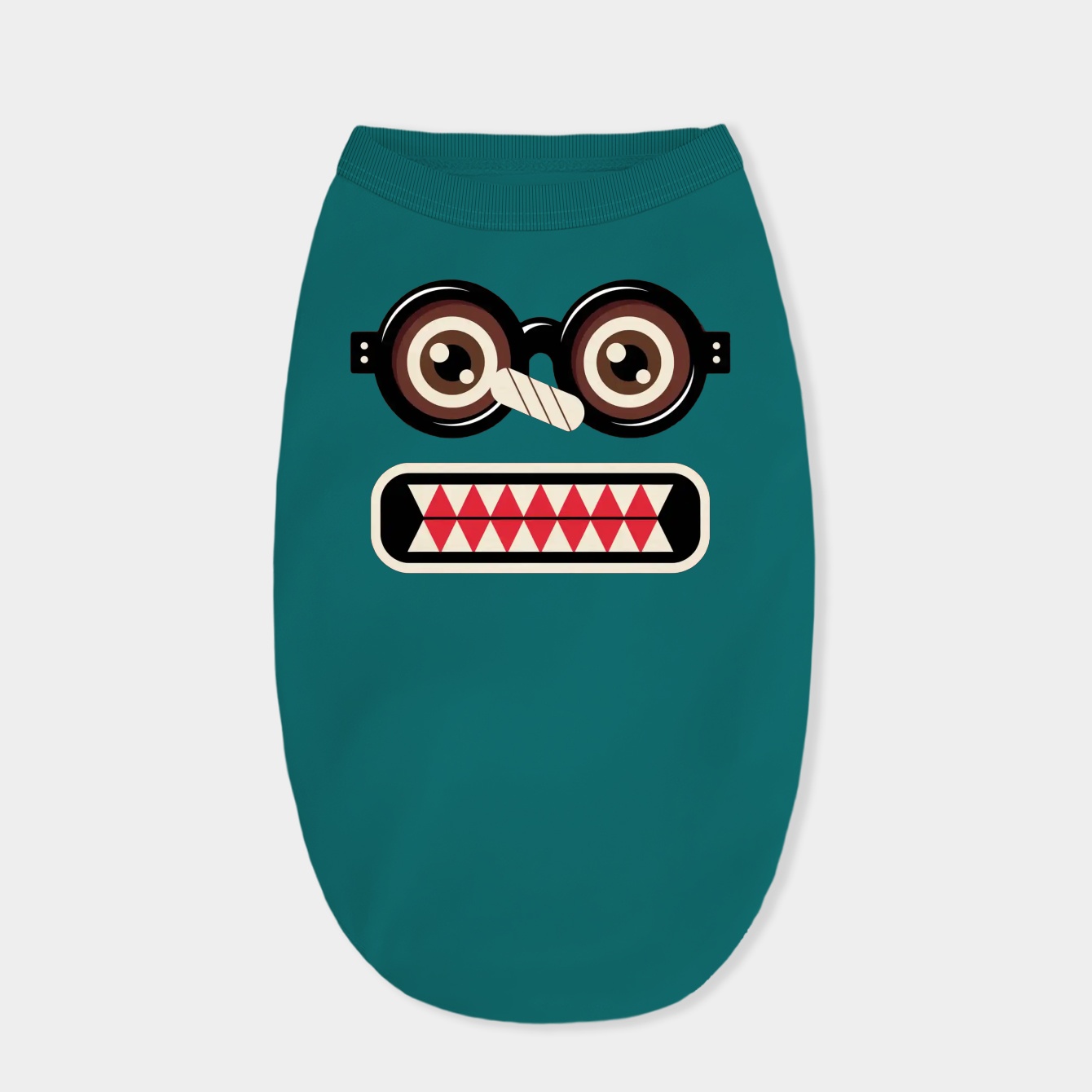 Domo Nerd Face Dog Shirt