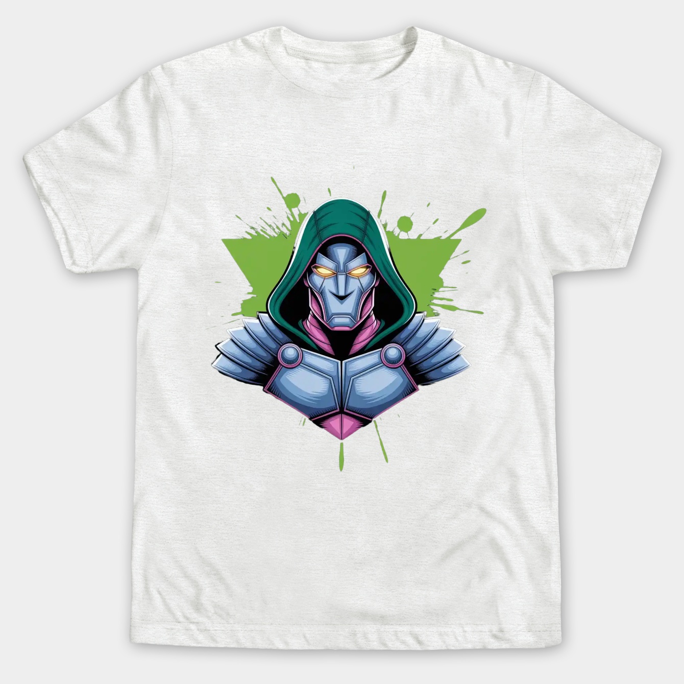 dr doom masked villain design Men's Big & Tall T-shirt