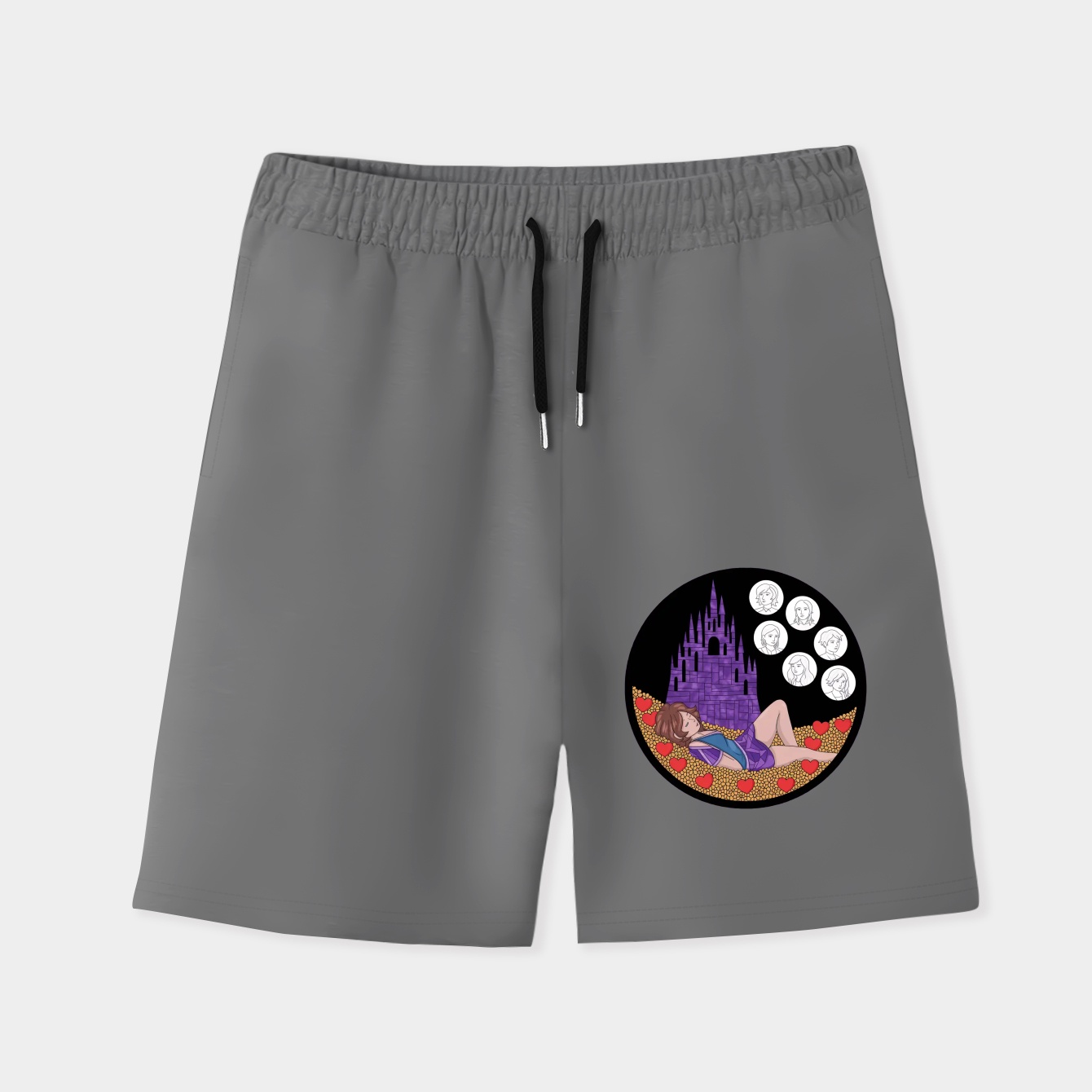 Kingdom Undertale Men's Quick-Dry Athletic Shorts