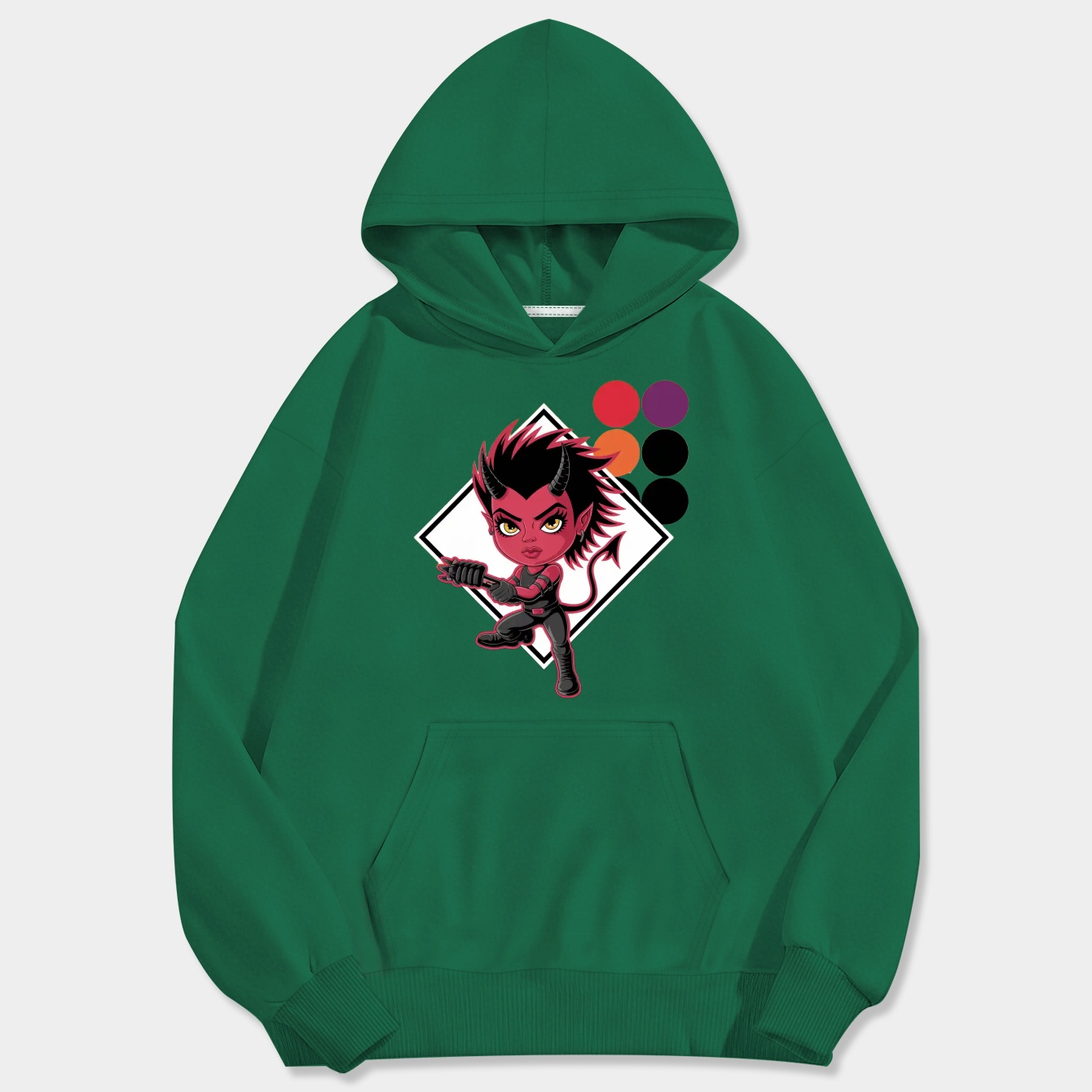 Helluva Boss Millie Character Men's Big & Tall Hoodie