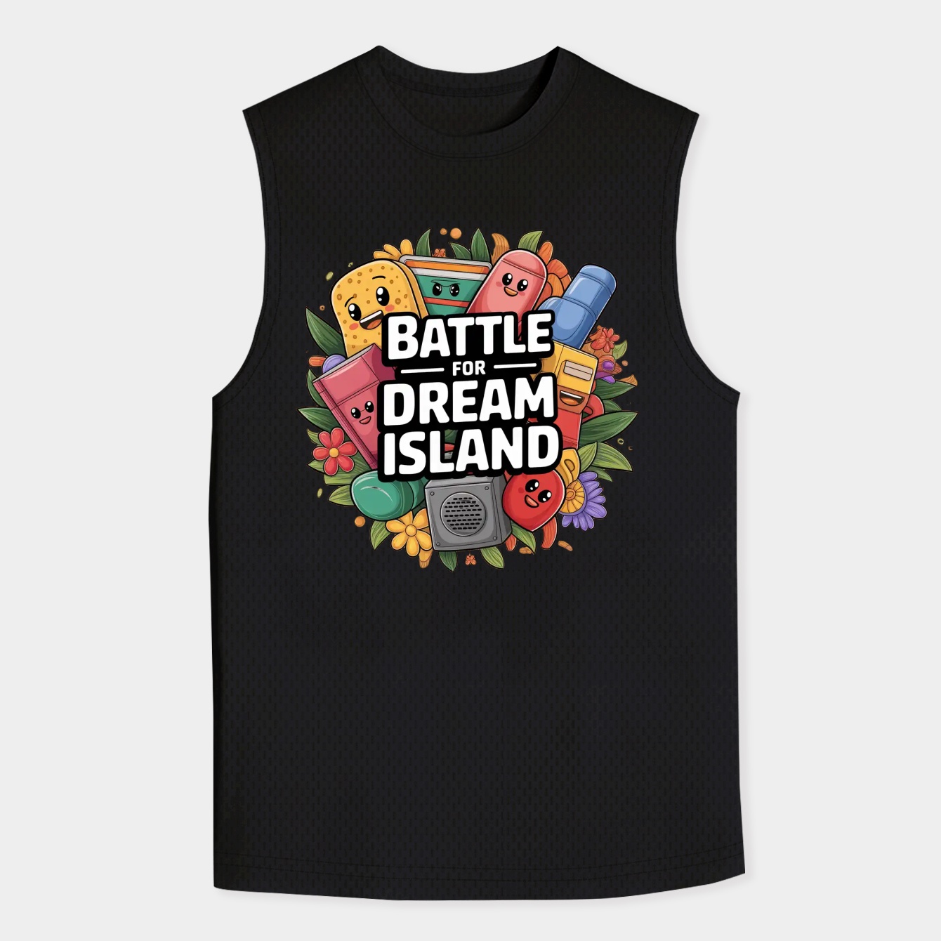 BFDI Poster Black Men's Big & Tall Tank Top