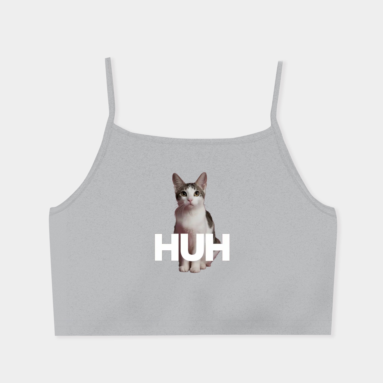 HUH Cat Women's  Spaghetti Strap Tank Top