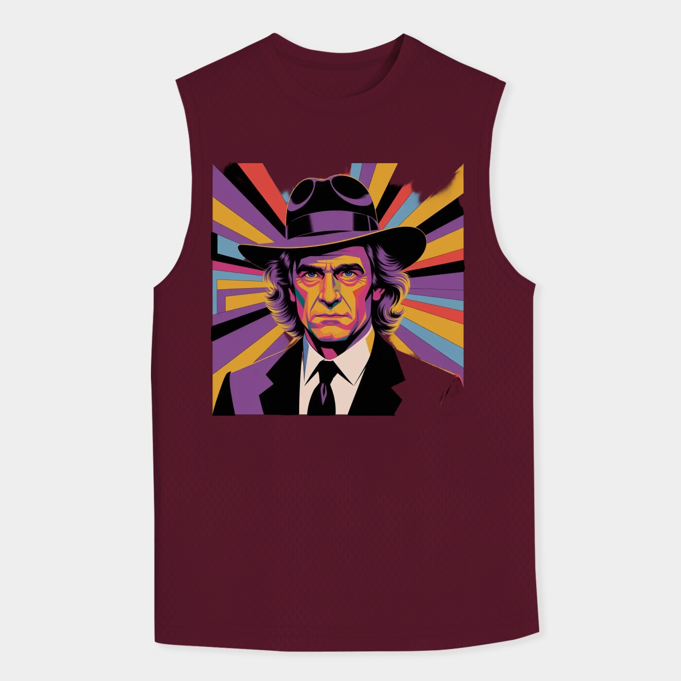 Undertaker popart design Men's Tank Top