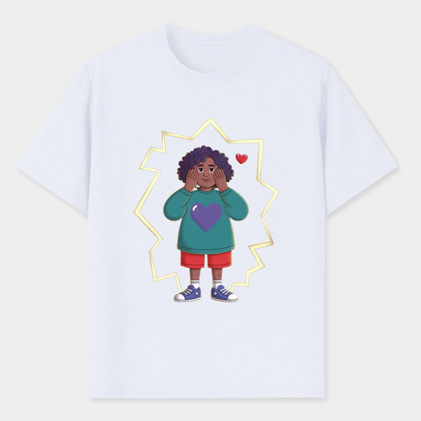 Heart Men's Performance Athletic T-Shirt