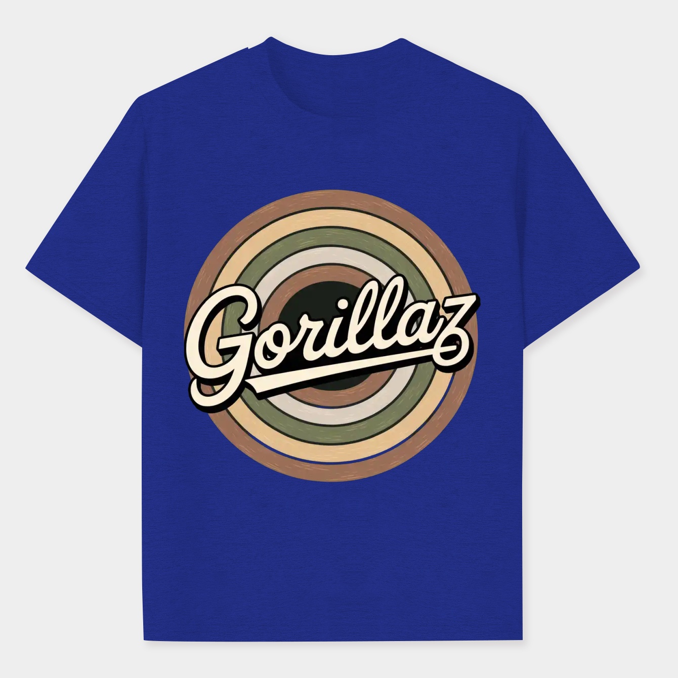 Gorillaz Circle Crayon Men's Performance Athletic T-Shirt