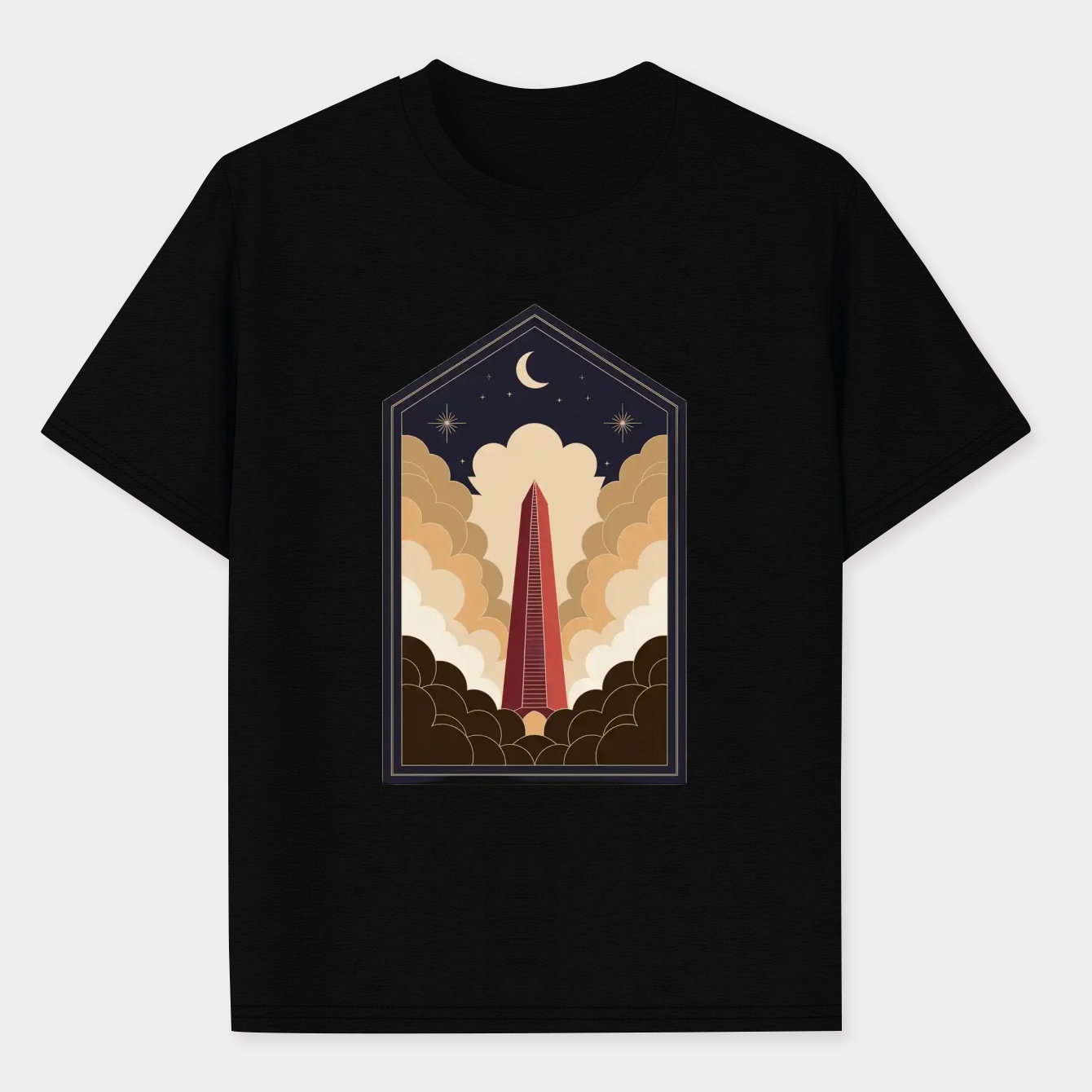 The Lost Obelisk Men's Performance Athletic T-Shirt