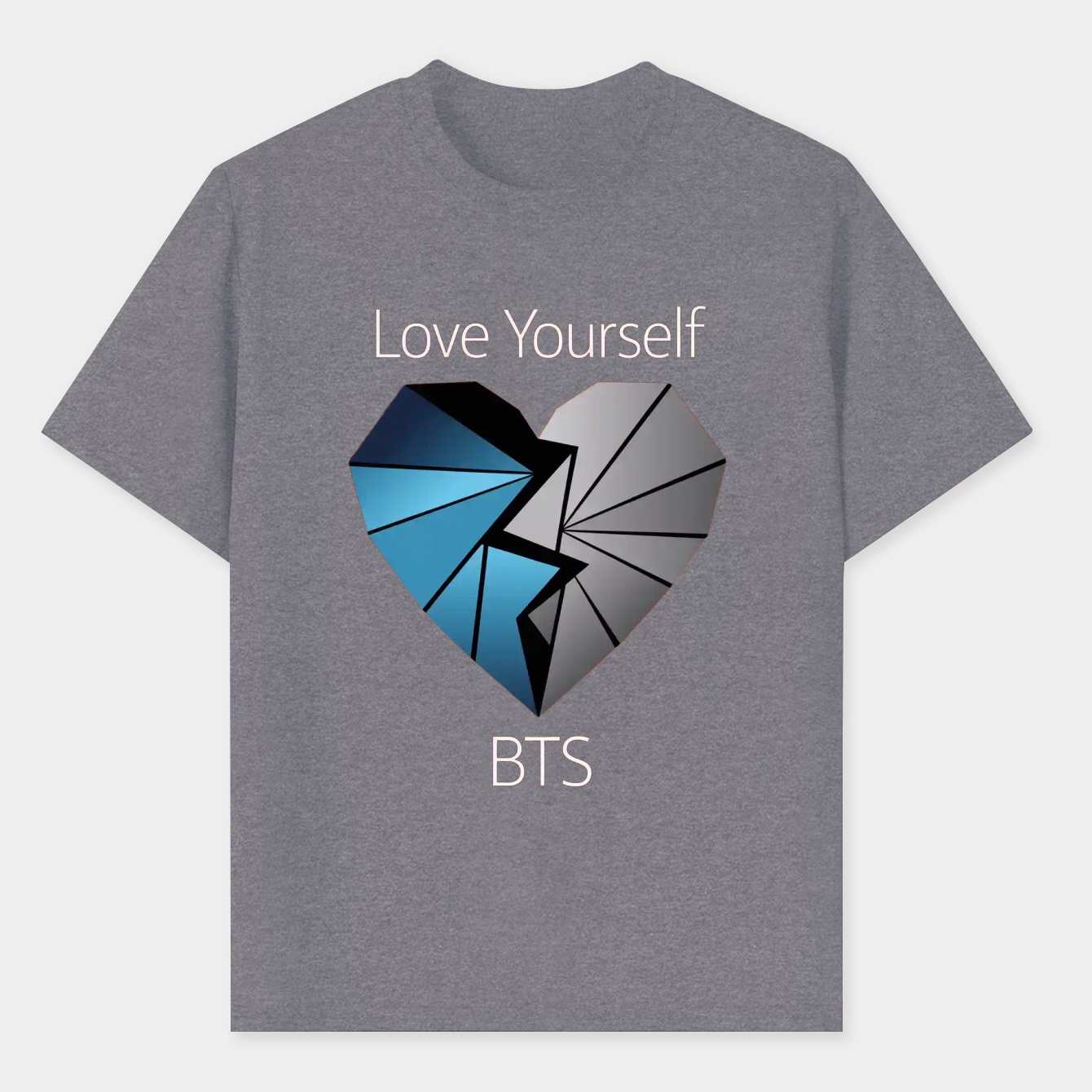 Love Yourself BTS Blue Men's T-Shirt