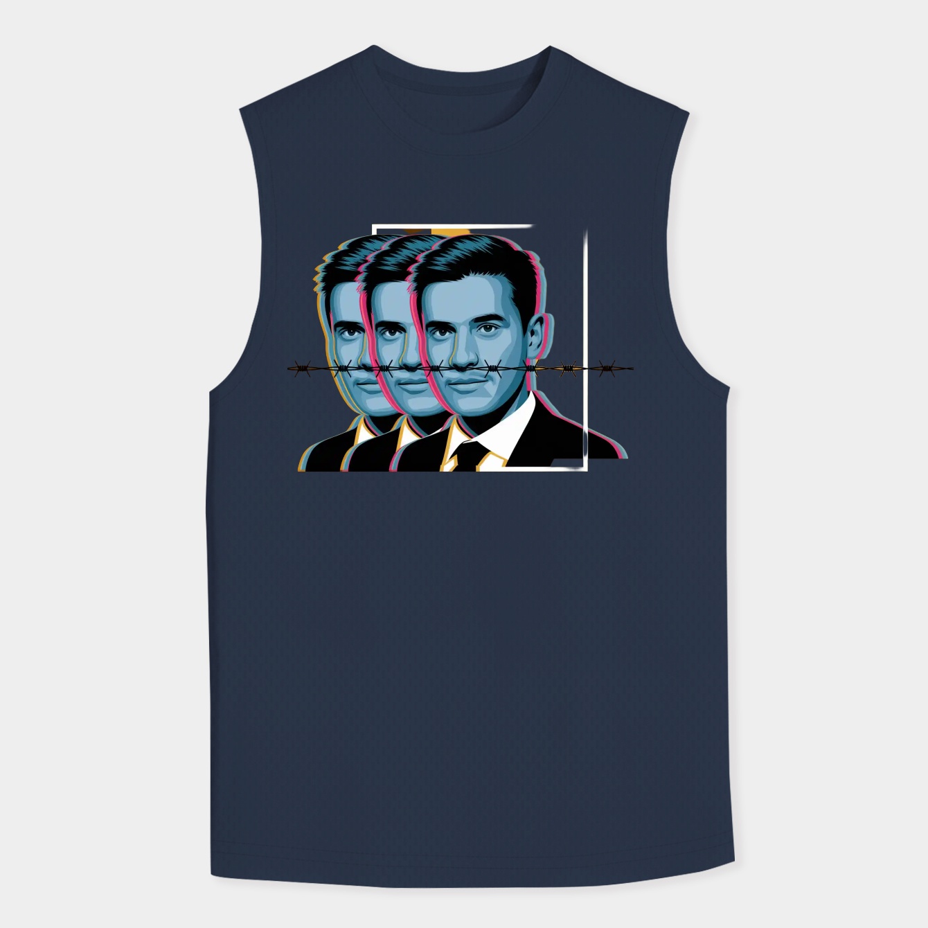 Post Malone ART Men's Big & Tall Tank Top