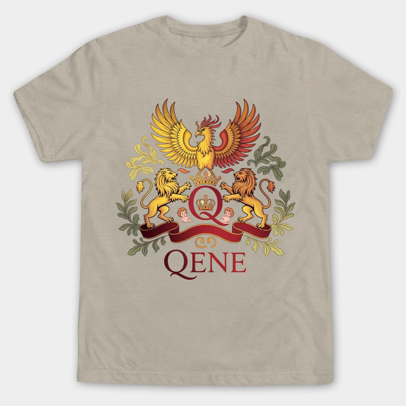 Queen Crest Men's Big & Tall T-shirt