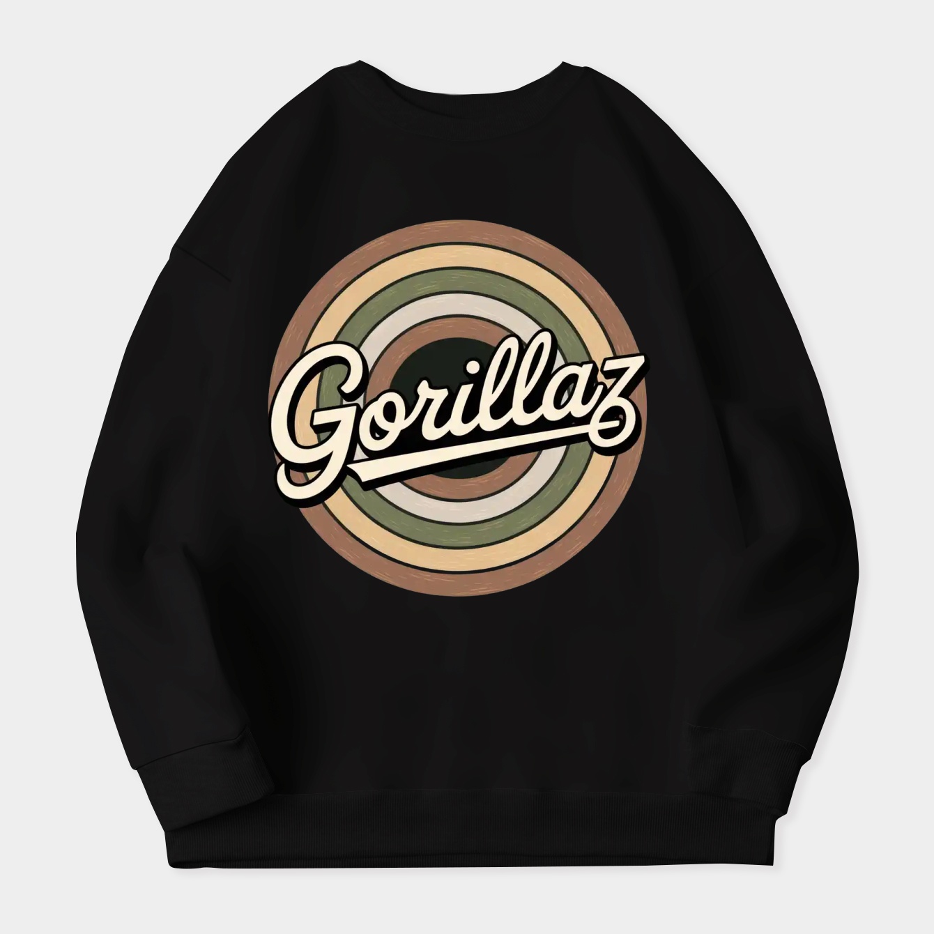 Gorillaz Circle Crayon Women's Plus Size Sweatshirt