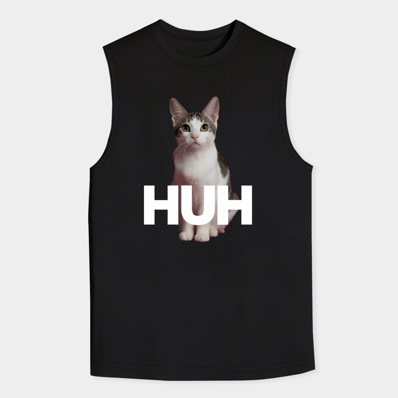 HUH Cat Men's Big & Tall Tank Top