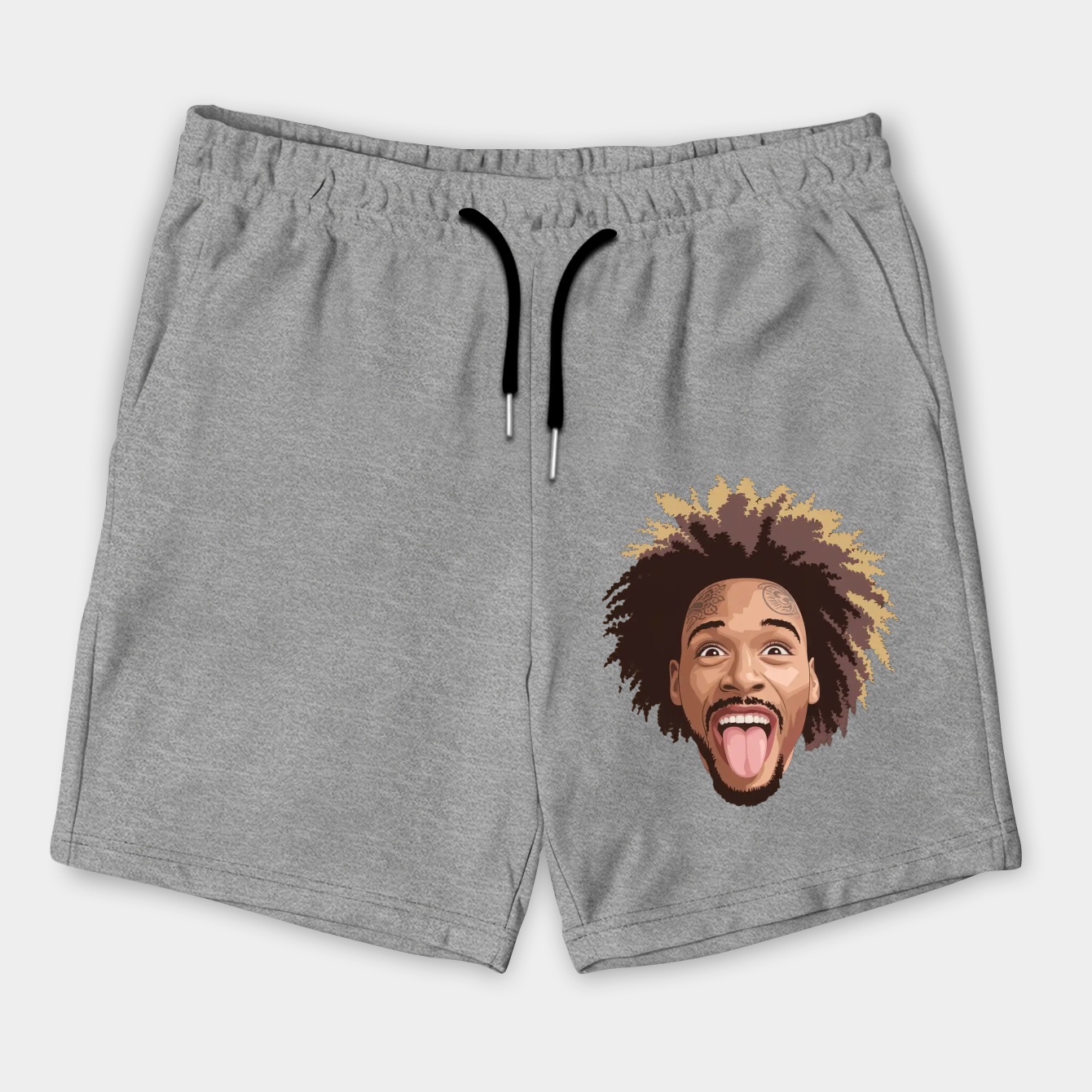 Post Malone Face Expression Men's Shorts