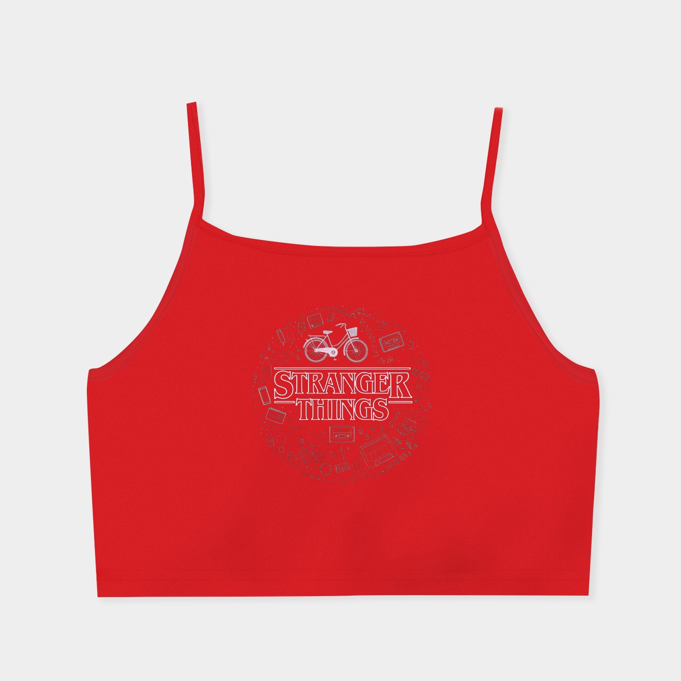 Stranger Things Women's  Spaghetti Strap Tank Top