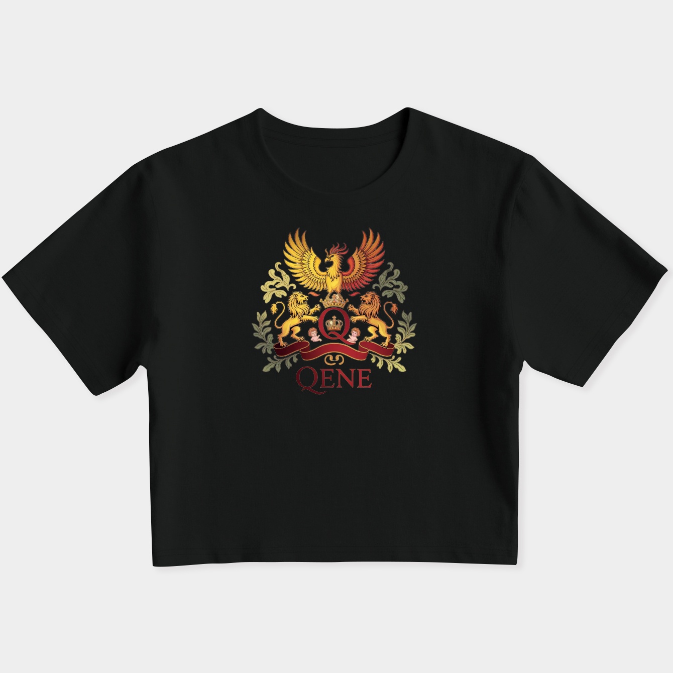 Queen Crest Women's Slim Fit Baby Tee