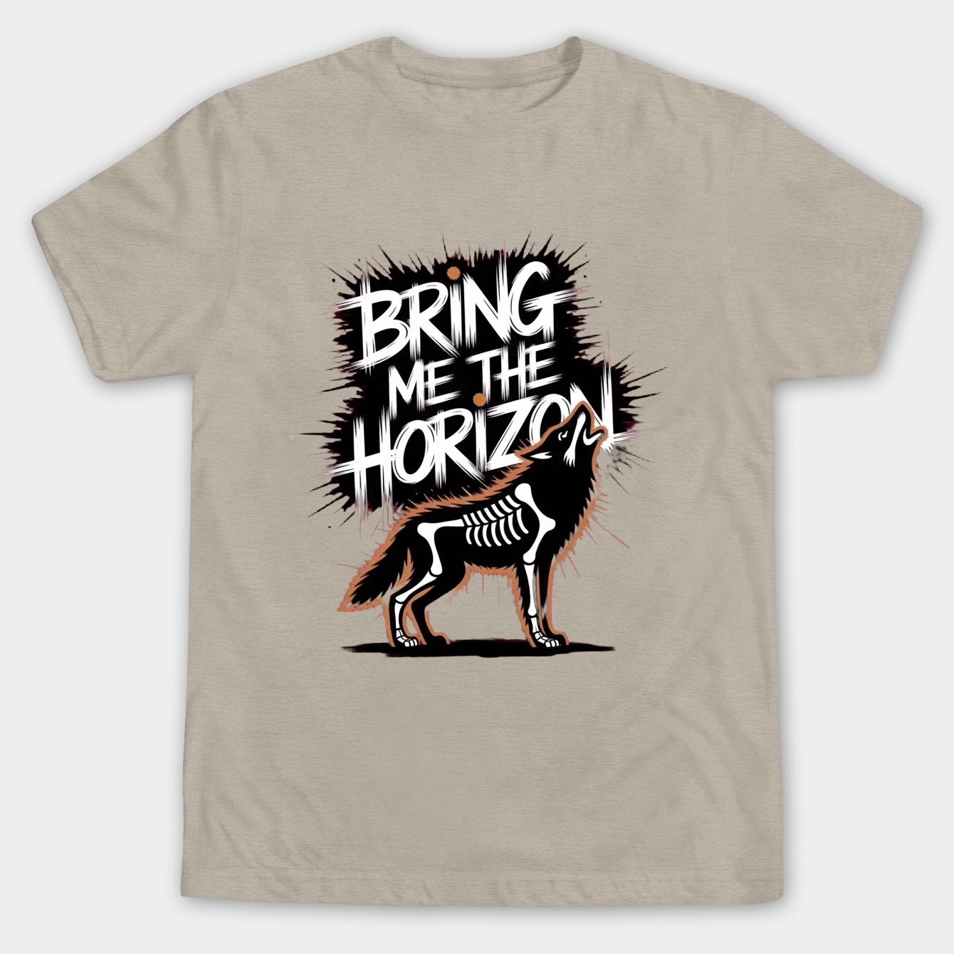 Wolf's Scream Men's Big & Tall T-shirt