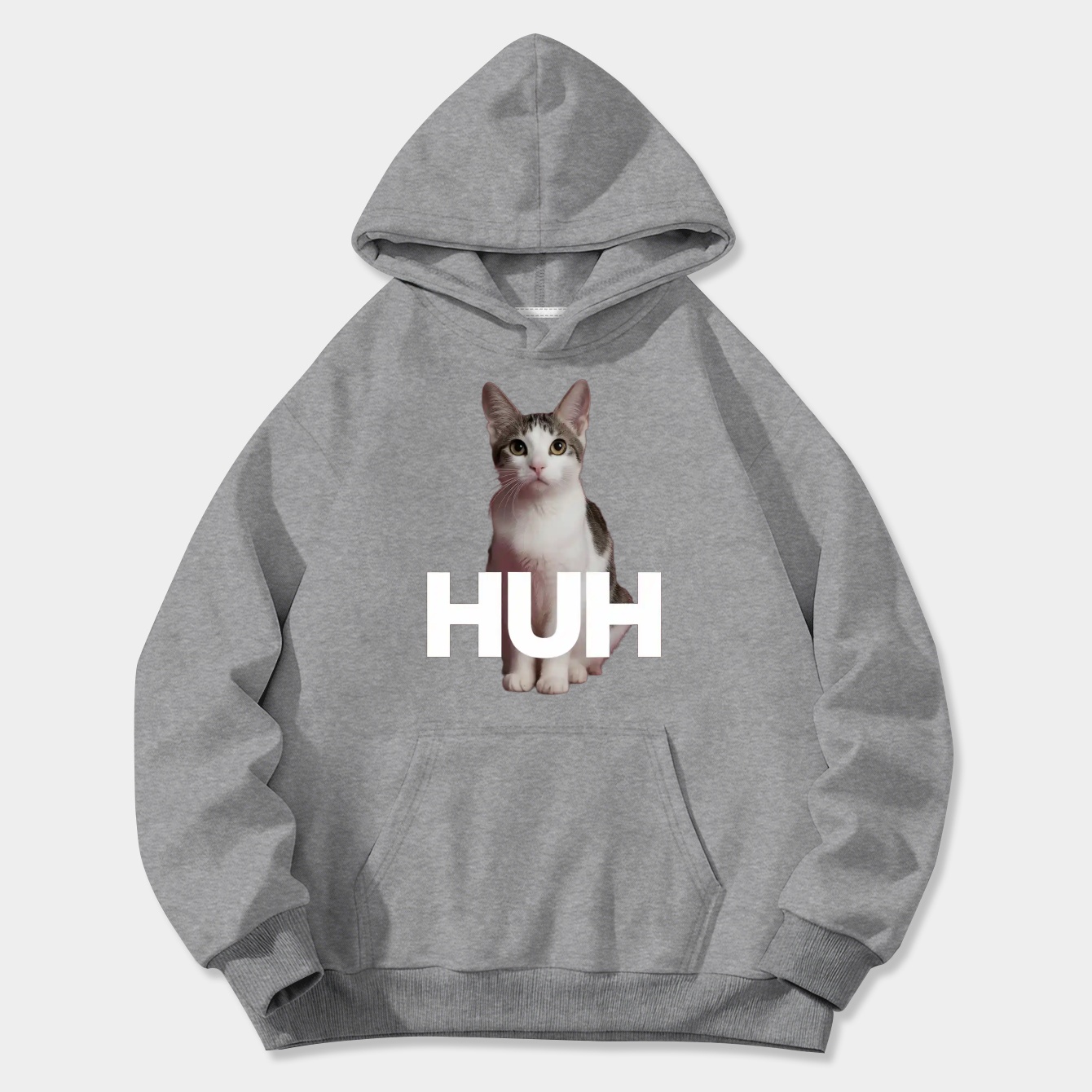 HUH Cat Women's Plus Size Hoodie