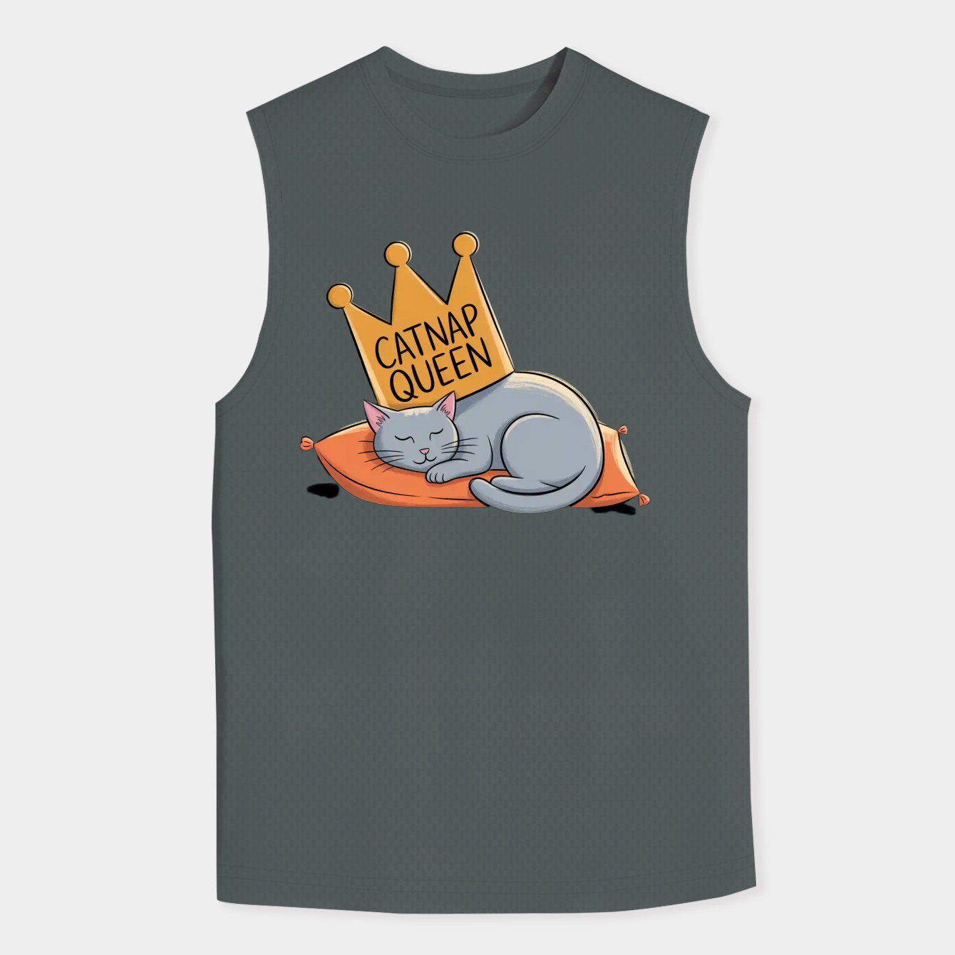 Catnap Queen Men's Big & Tall Tank Top