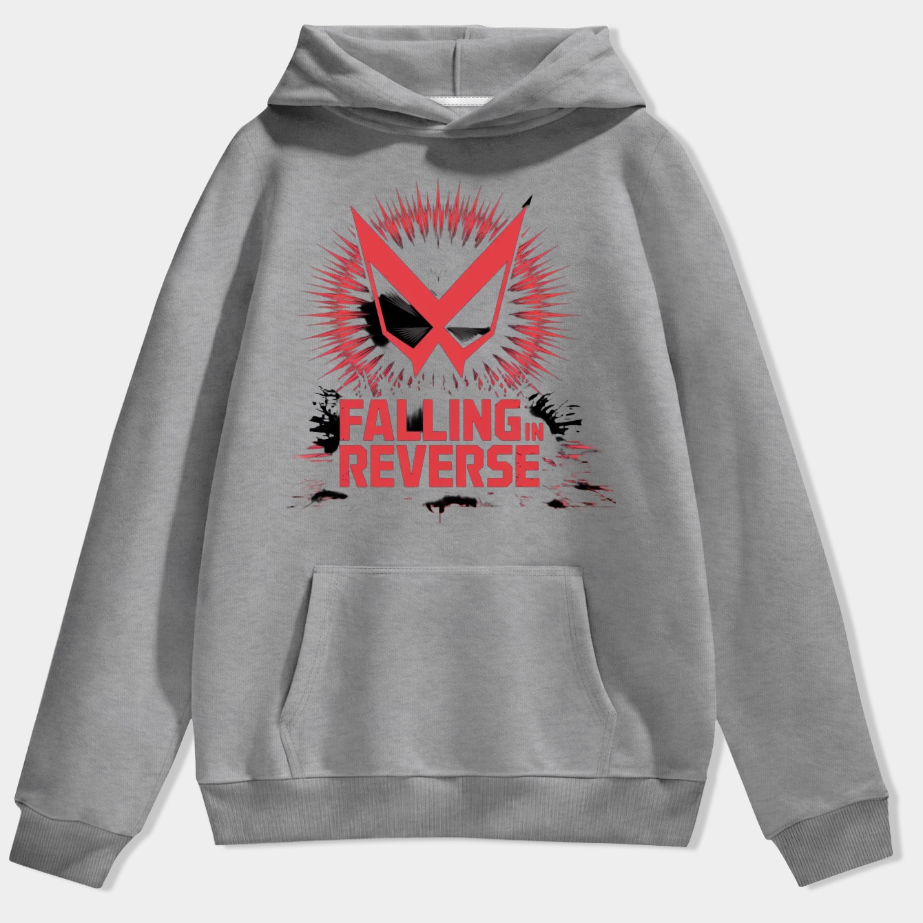 Falling In Reverse Logo Mineral Wash Men's Hoodie