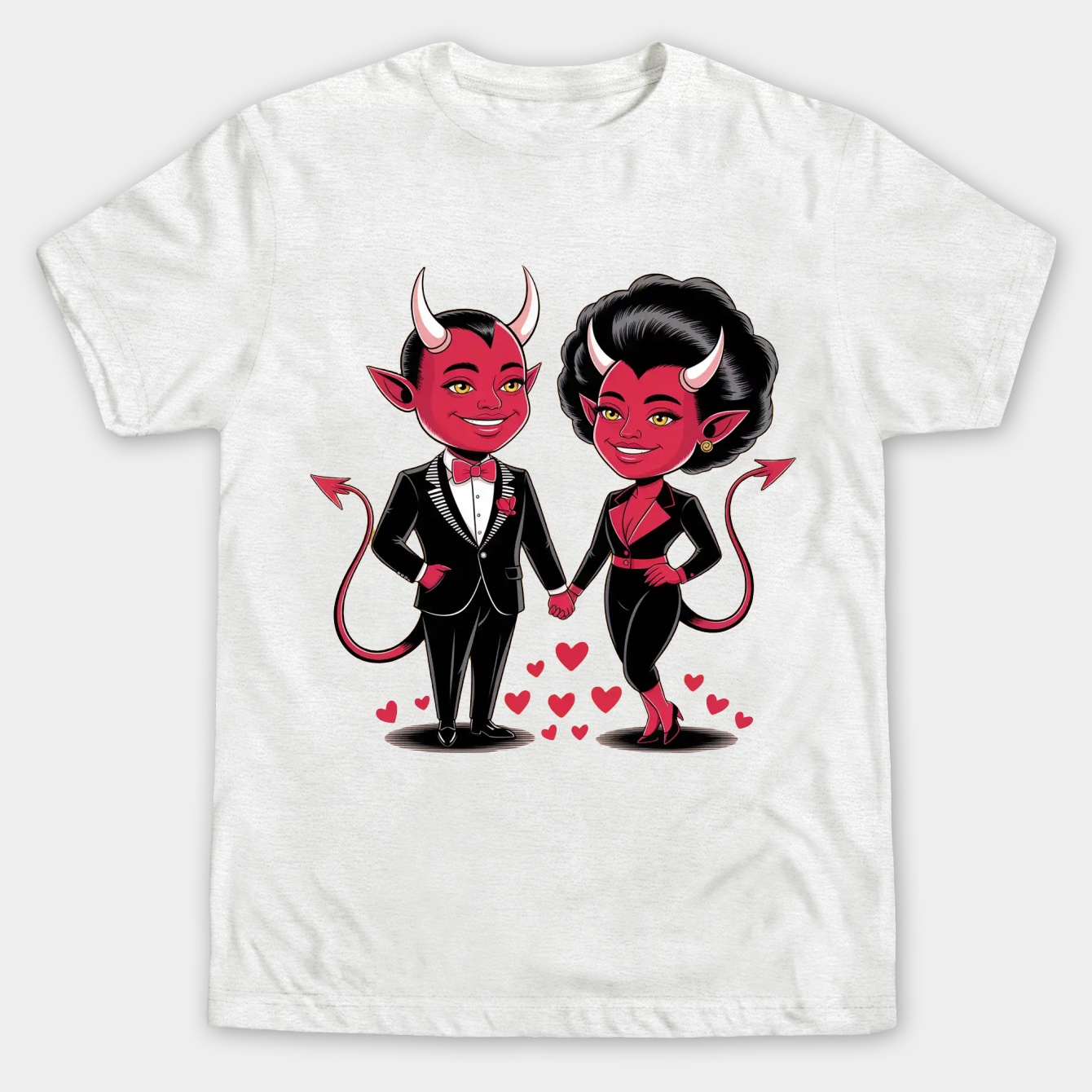 Helluva Boss: Moxxie & Millie Men's Big & Tall T-shirt