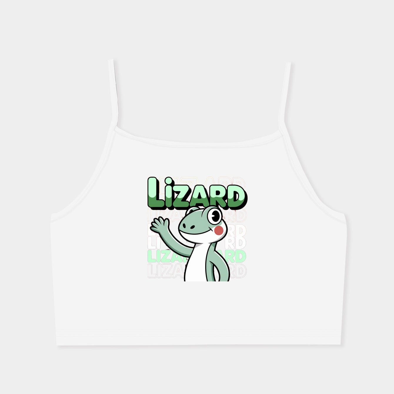 Lizard Lizard Lizard Meme, Titok Viral Meme Lizard, Lizard Button Meme Women's Spaghetti Strap Tank Top