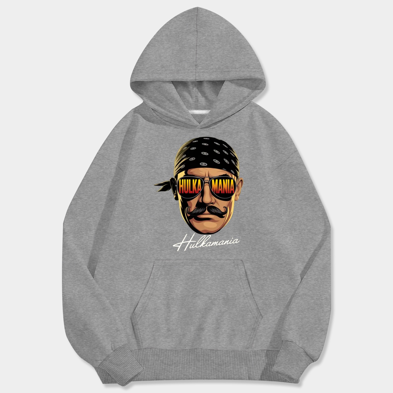 Hulkaia Face Hulk Hogan Men's Big & Tall Hoodie