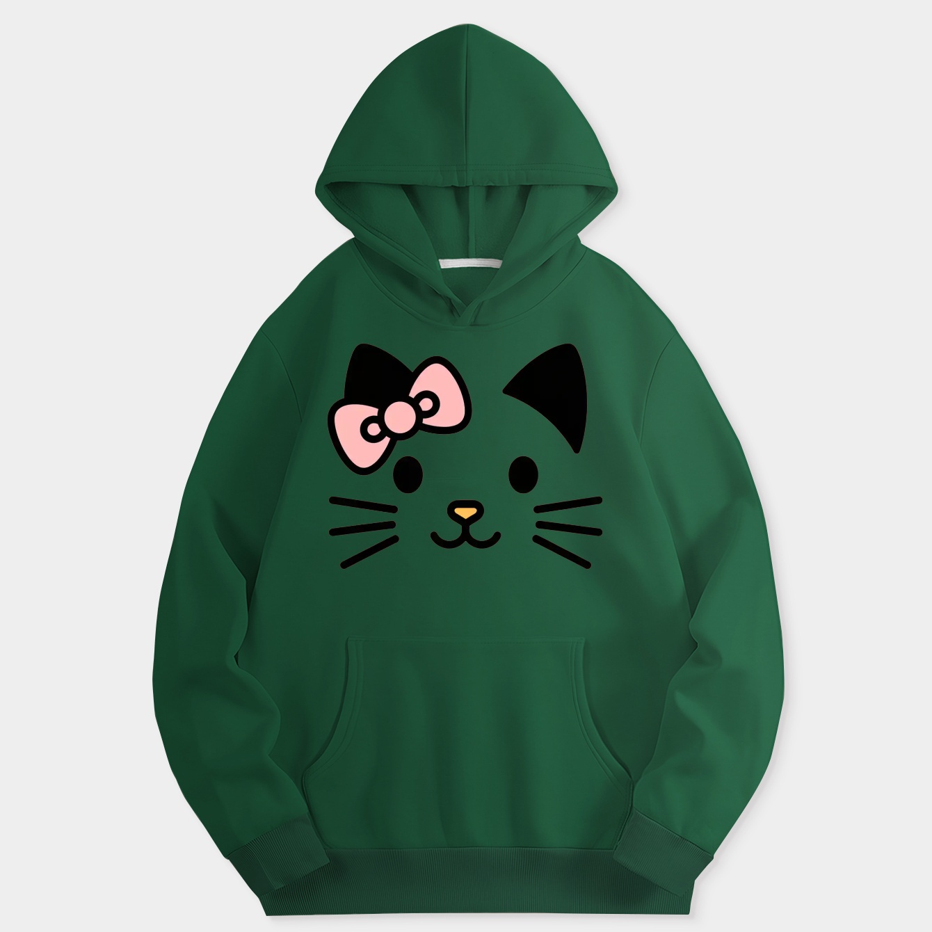 Hello Kitty Face (Pink Bow) Women's Hoodie