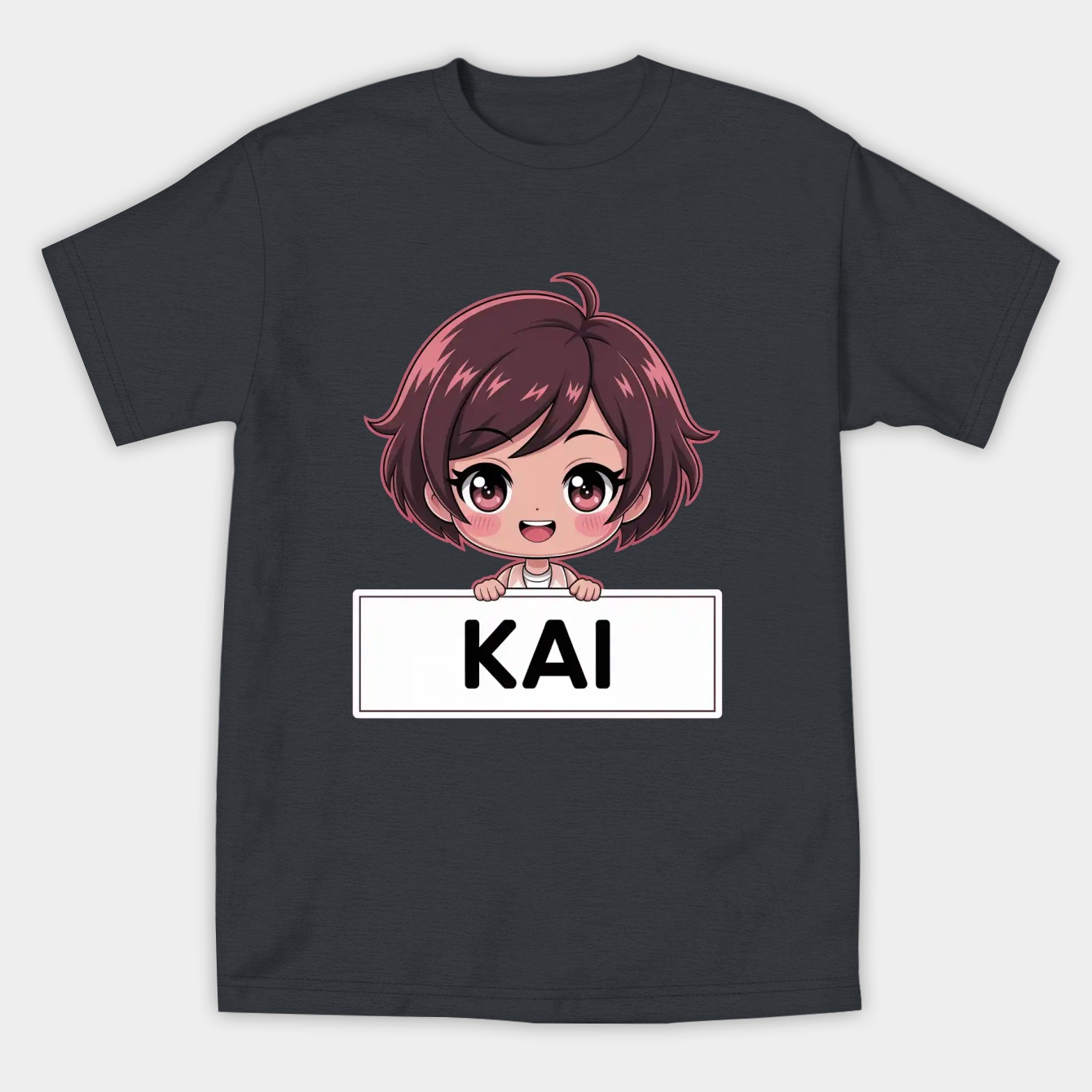 kai cute chibi cartoon Women's Athletic Performance T-Shirt