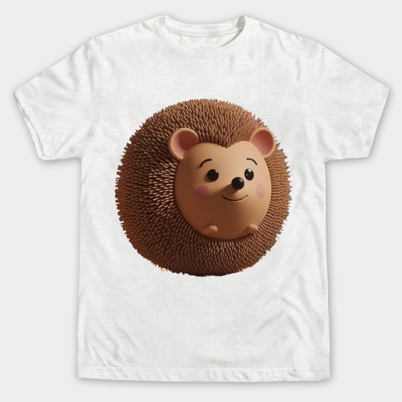 Cute Hedgehog Character Men's Big & Tall T-shirt