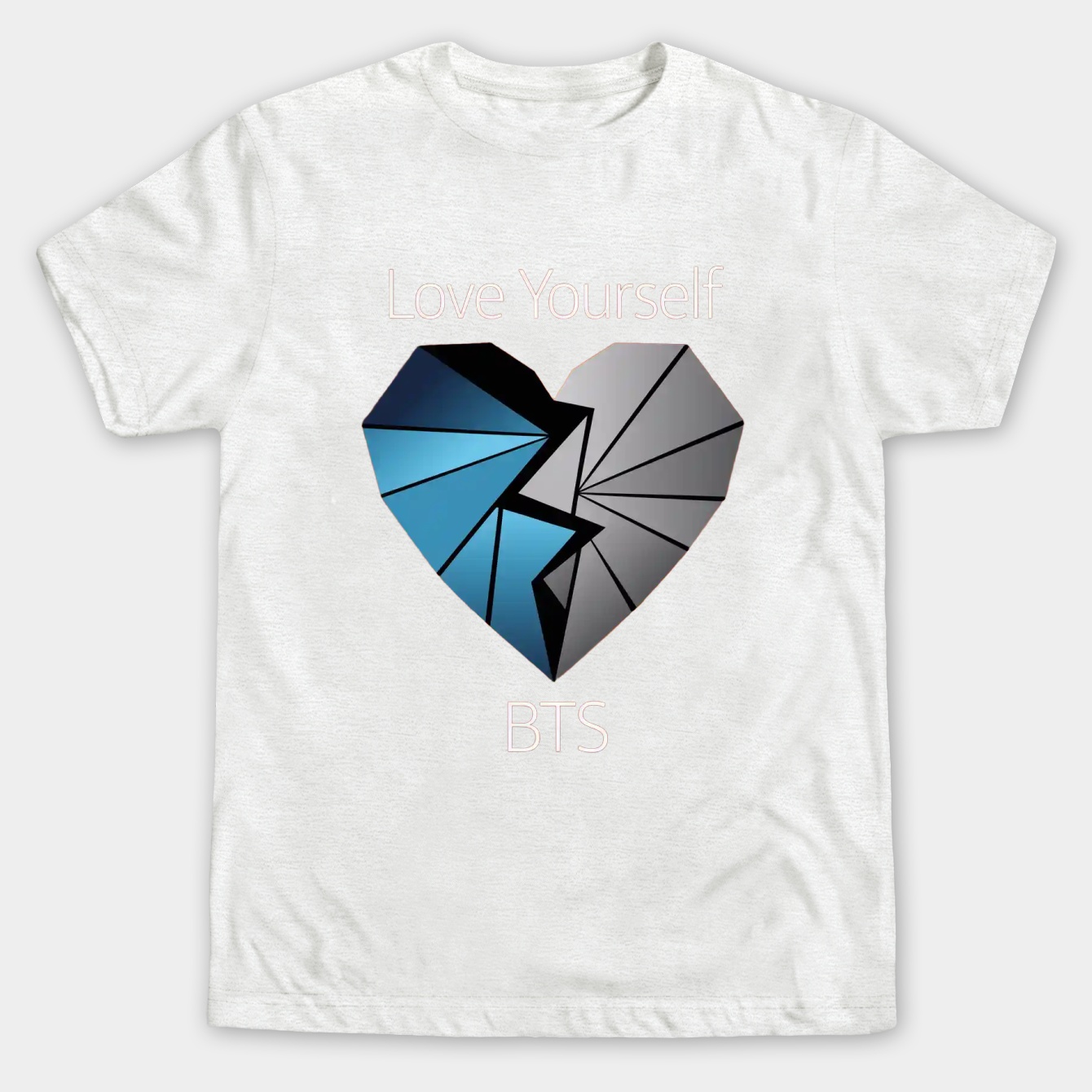 Love Yourself BTS Blue Men's Big & Tall T-shirt