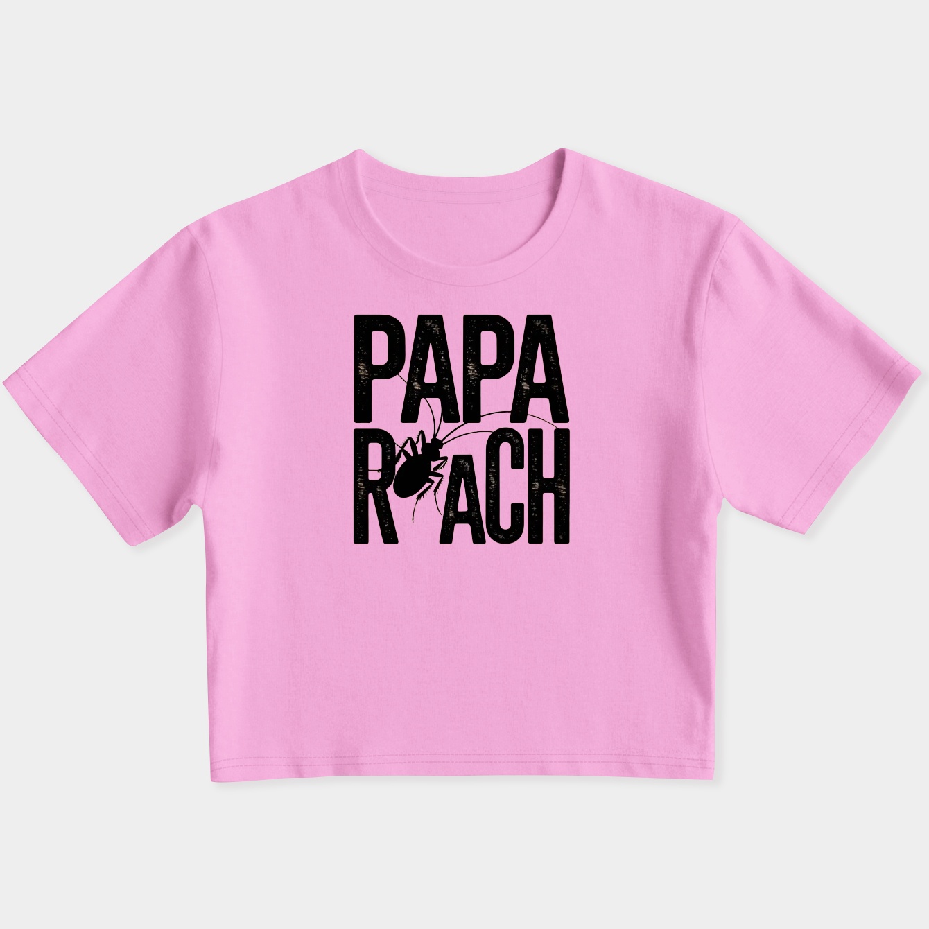 Papa Roach Logo Women's Slim Fit Baby Tee