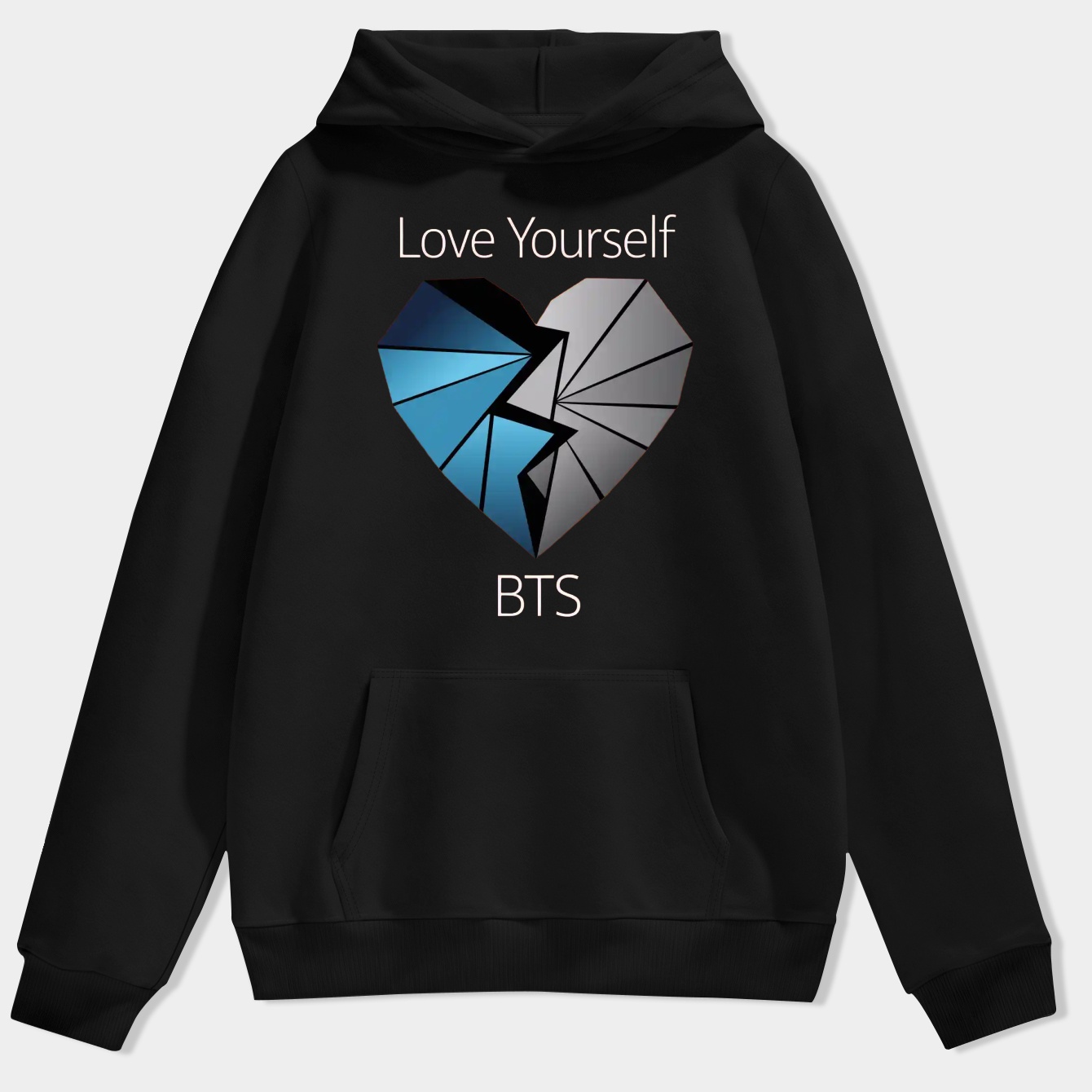 Love Yourself BTS Blue Men's Hoodie