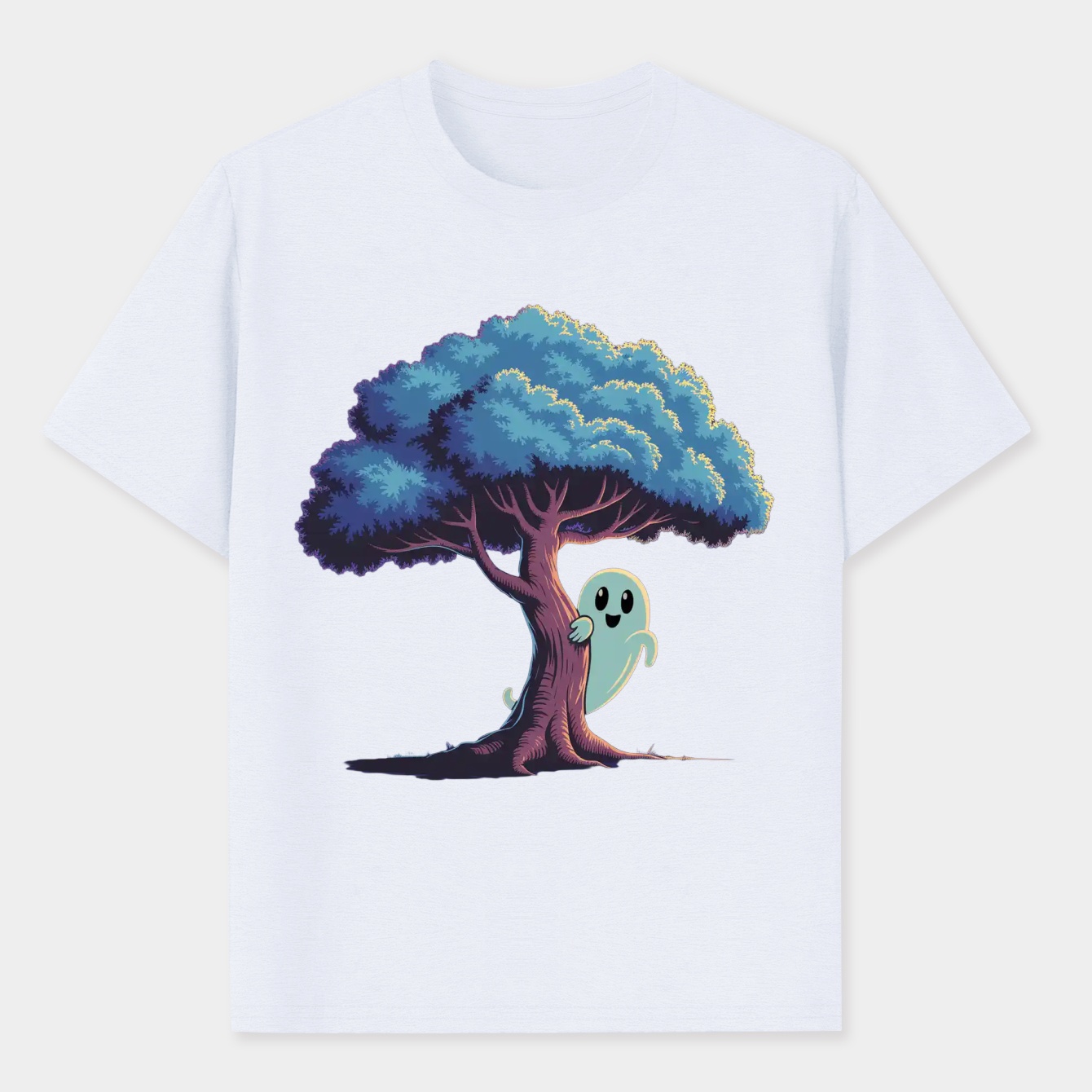 Tree ghost in the woods Men's Performance Athletic T-Shirt