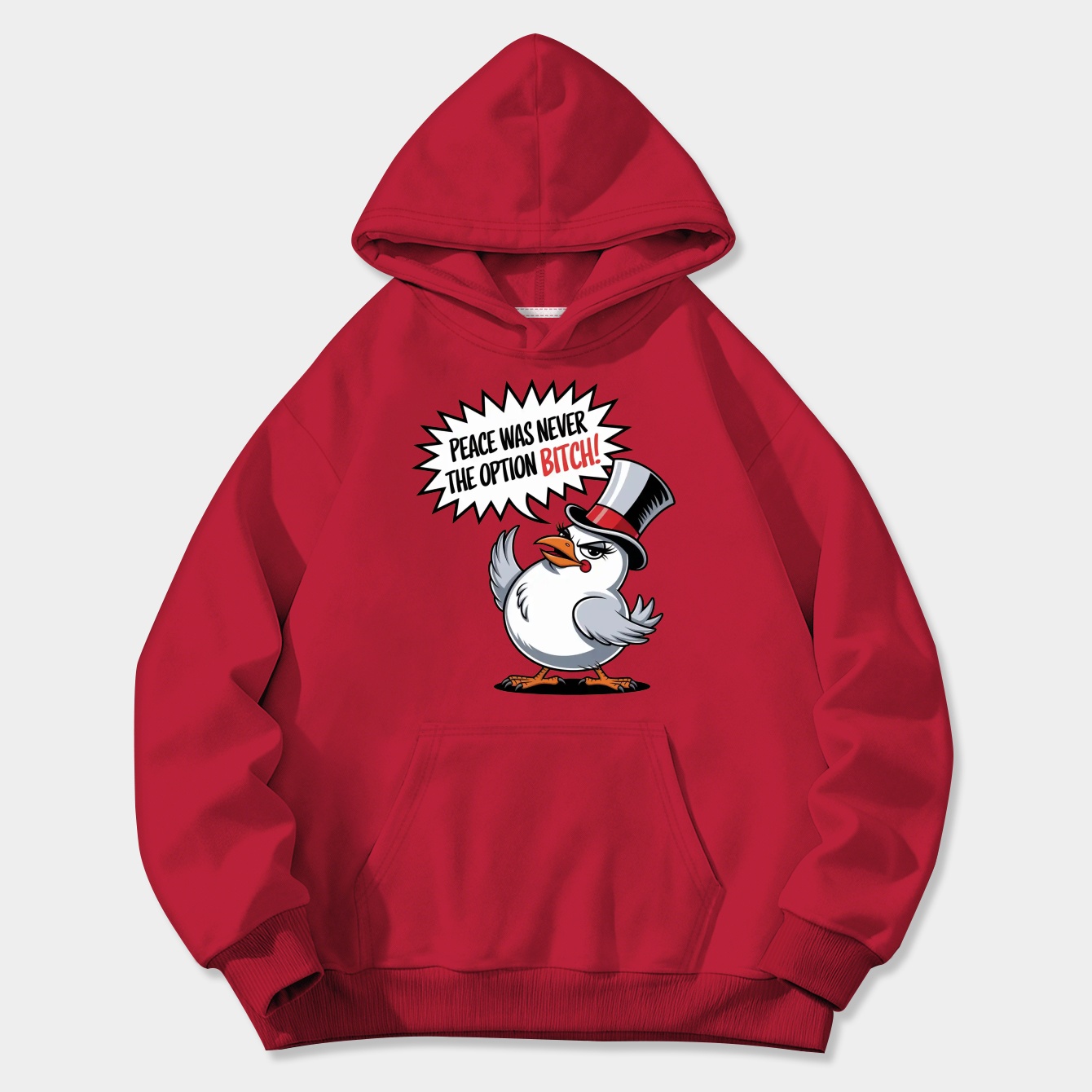 Peace was never the option Women's Plus Size Hoodie