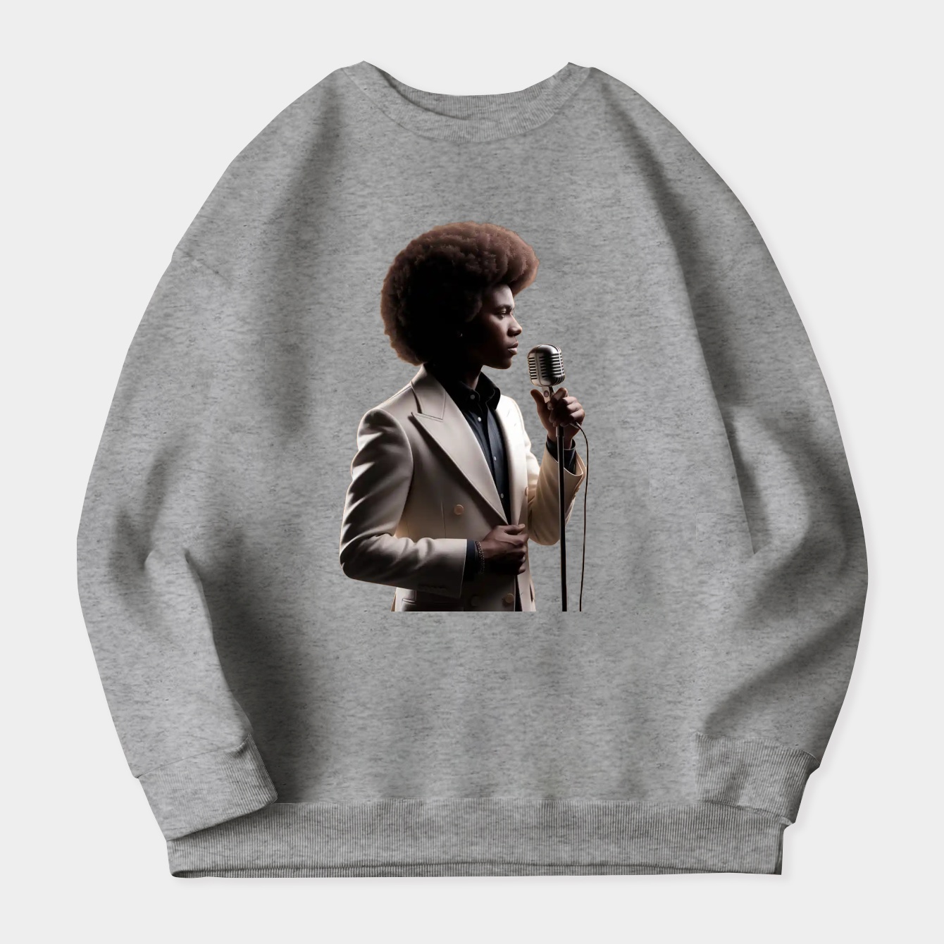 Michael-Jackson Classic Portrait Women's Crewneck Sweatshirt